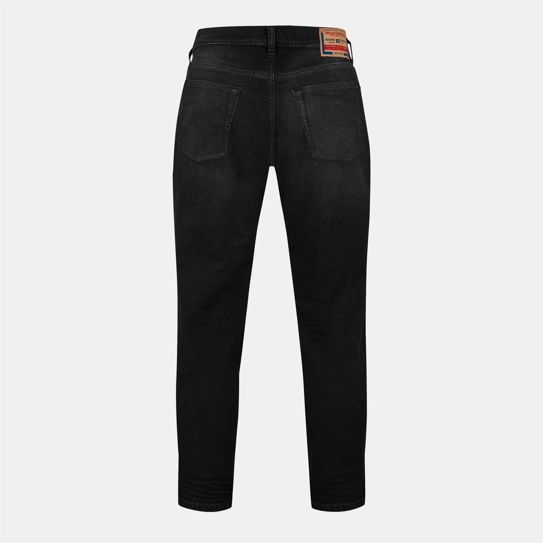 Diesel Five Pocket Tapered Fit Jeans