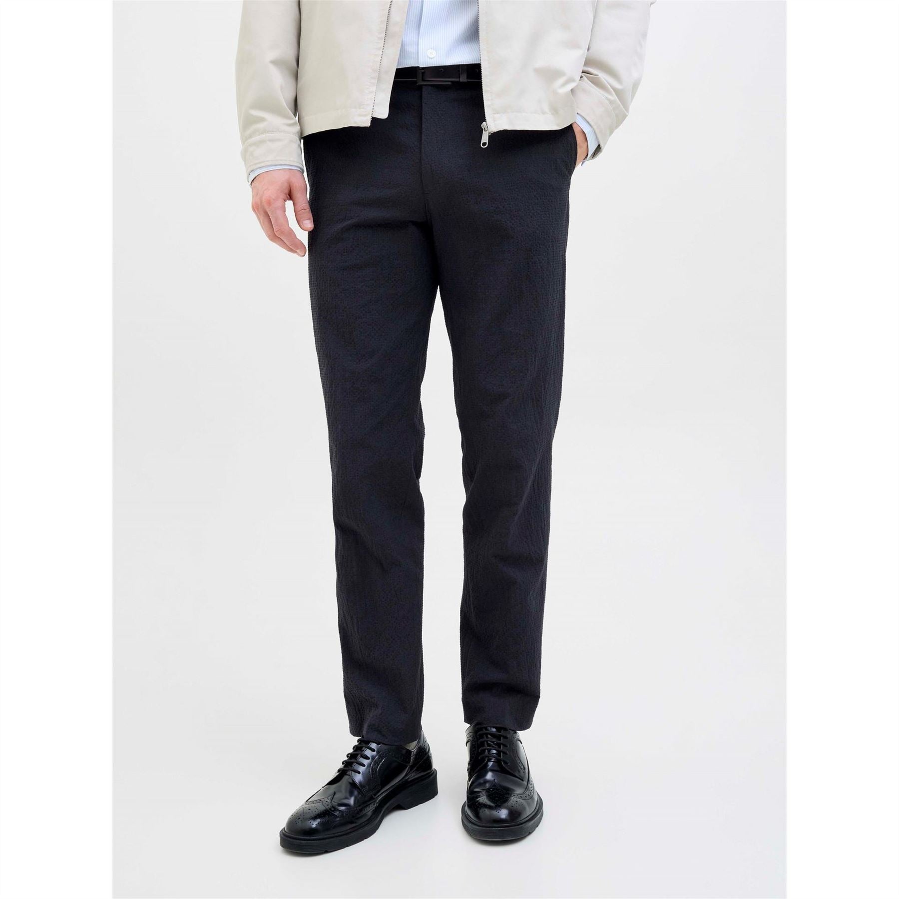 Jack and Jones Seersucker Cargo Trousers