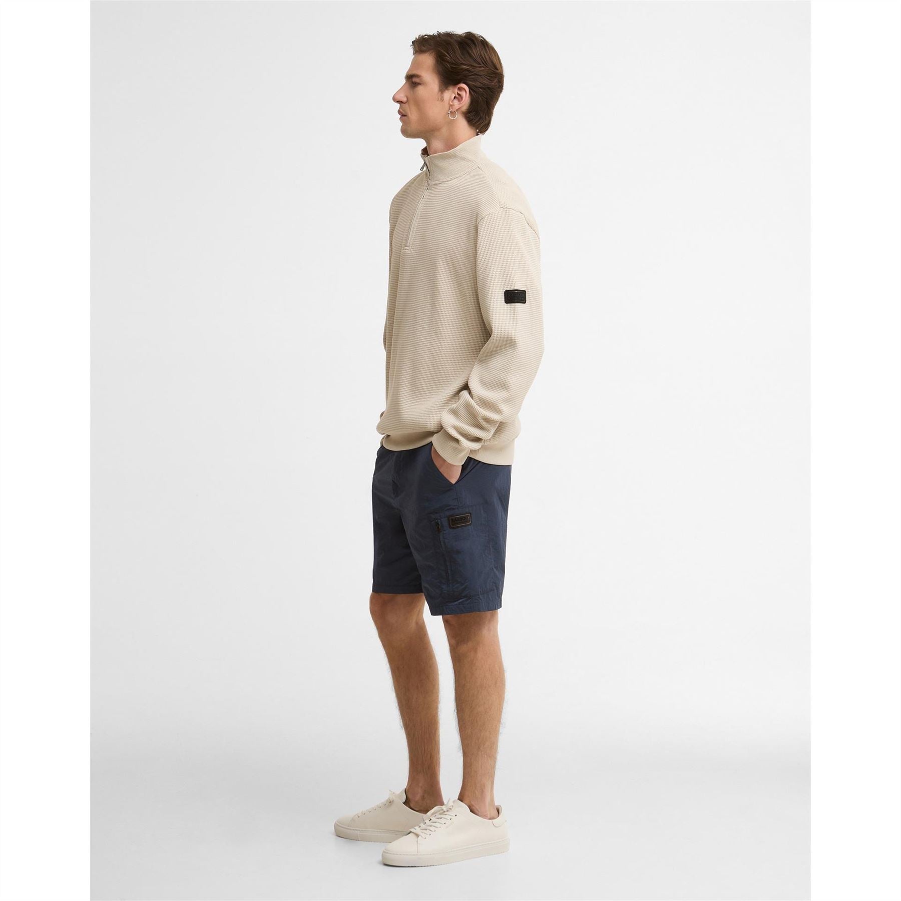 Barbour International Quarter Zip Fleece