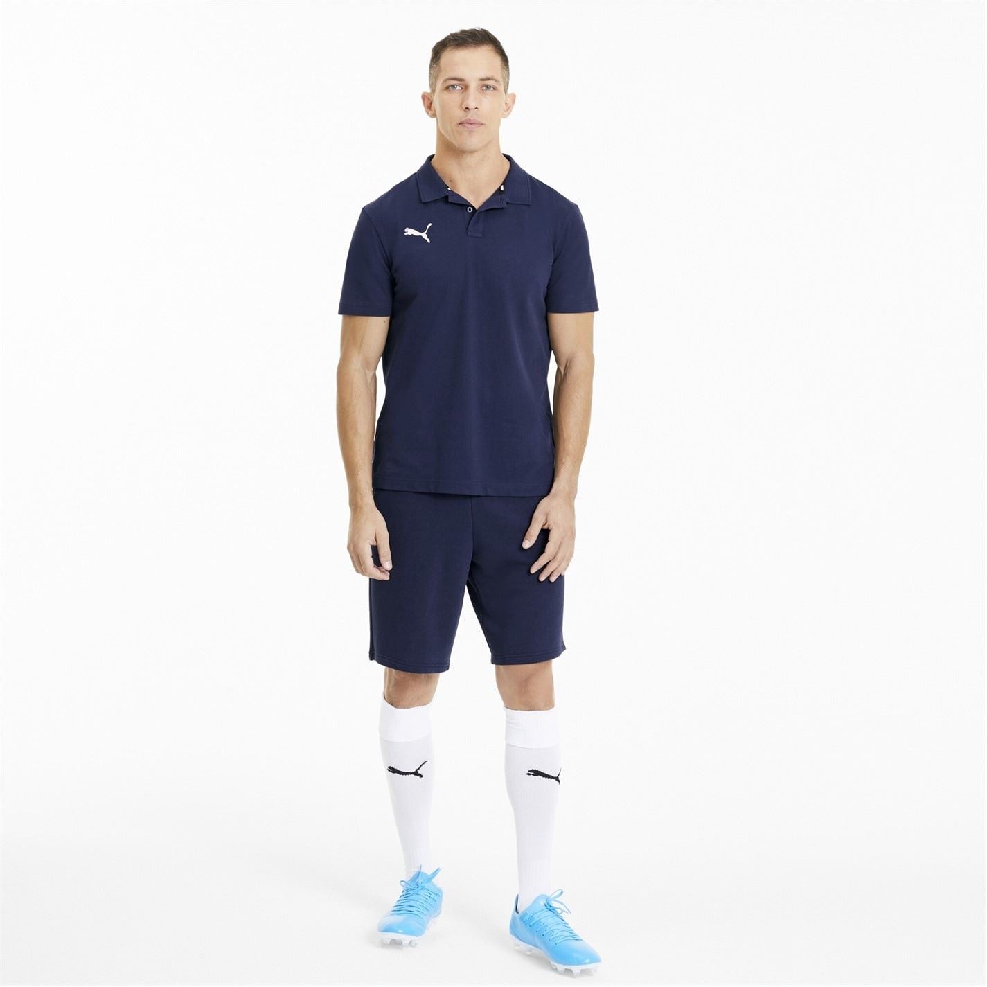 Puma Teamgoal Short Sleeve Polo Shirt