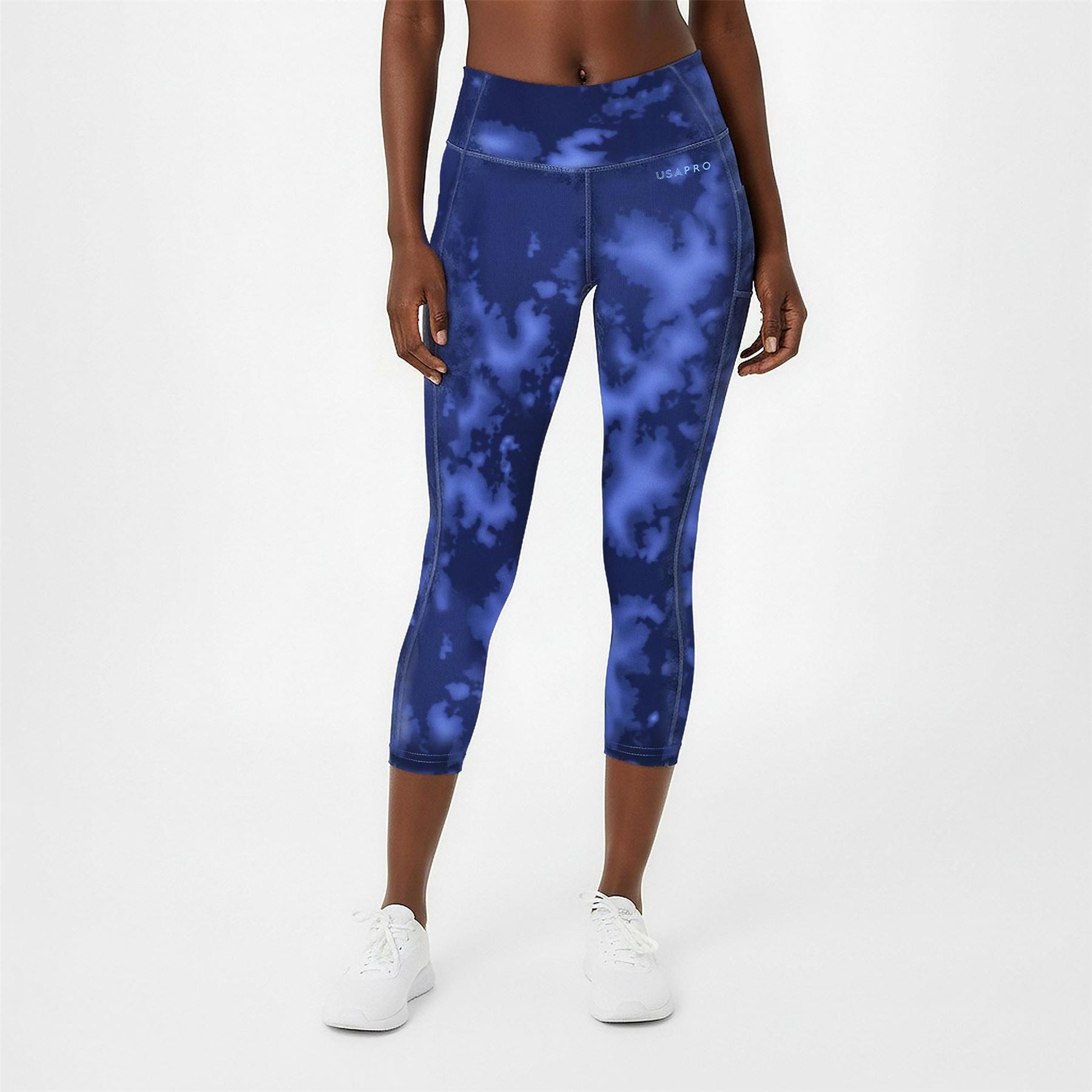 USA Pro Pro High Rise Capri Cropped Leggings Ladies