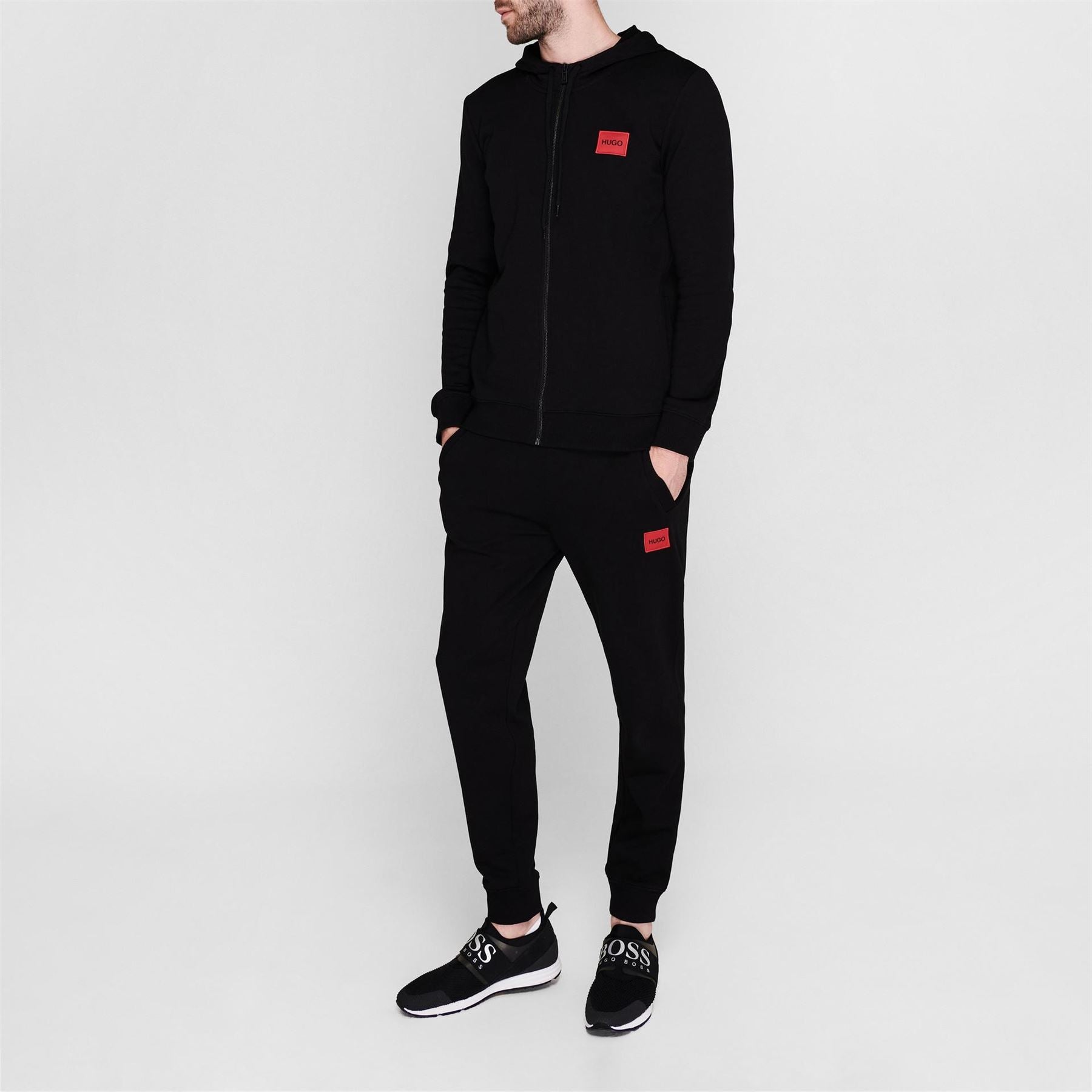 Hugo Zip Through Hoodie