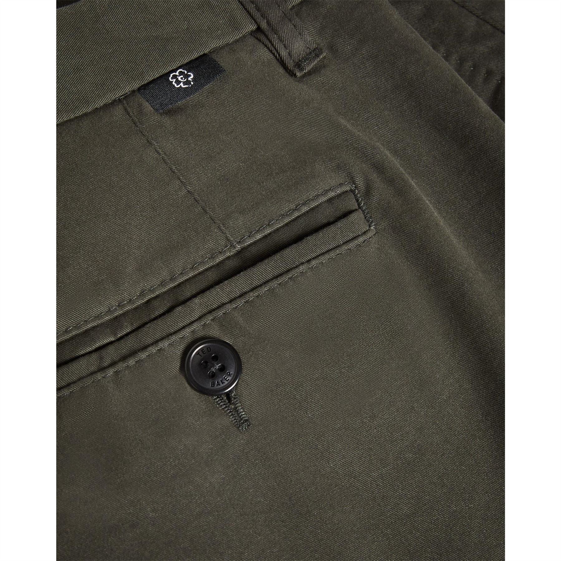 Ted Baker Solid Patterned Chino Shorts