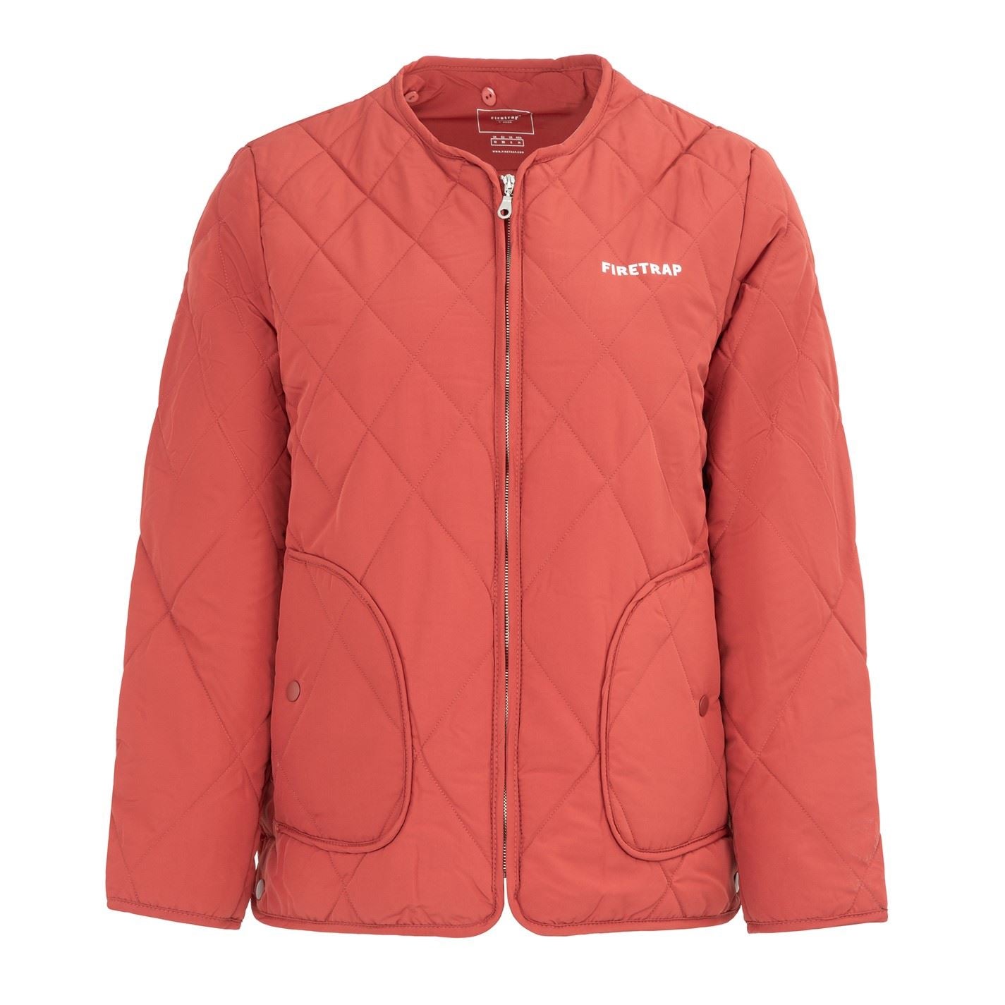 Firetrap Long Sleeve Hip Length Quilted Jacket