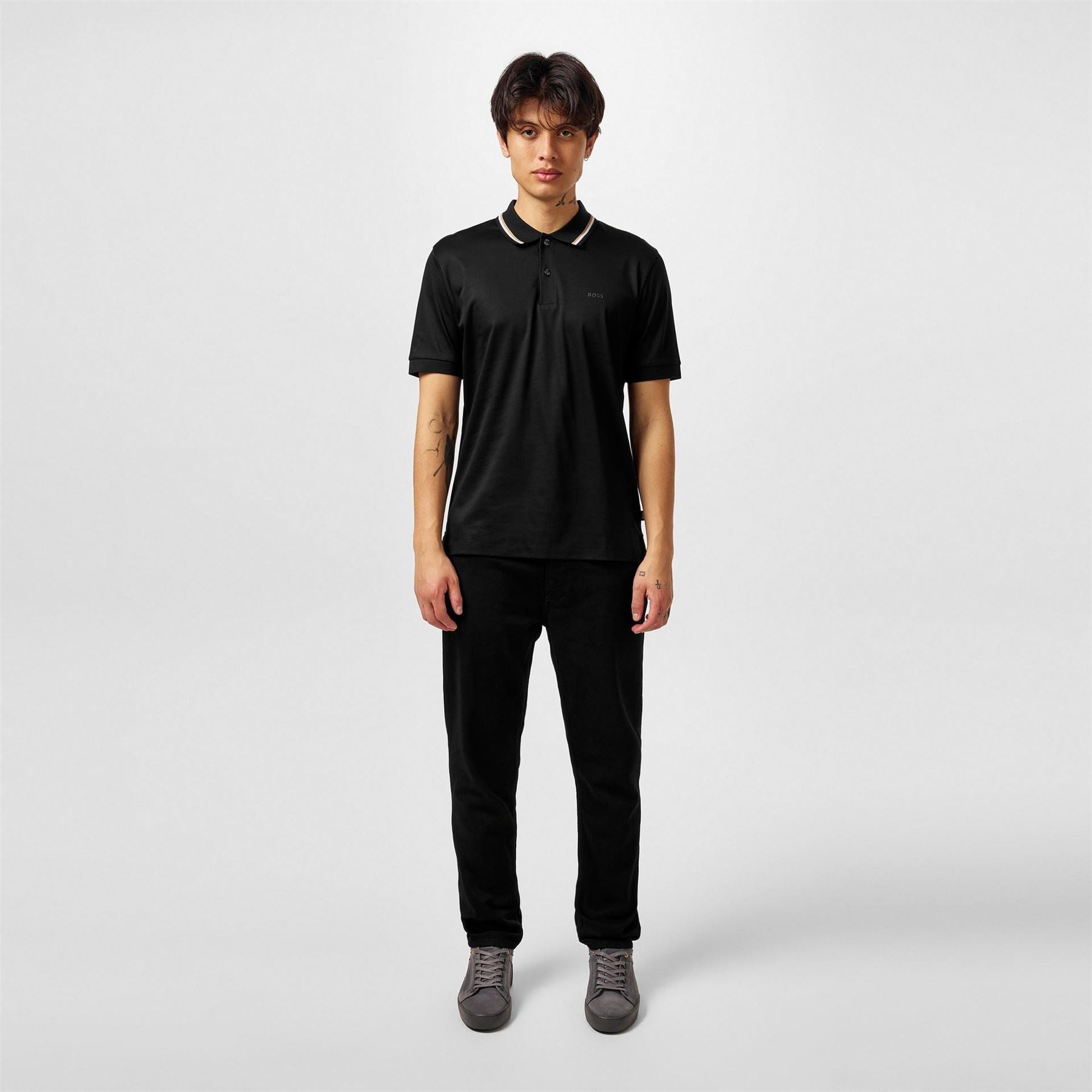 Boss BOSS BLACK Penrose Slim Fit Polo Shirt with Signature Tipped Collar