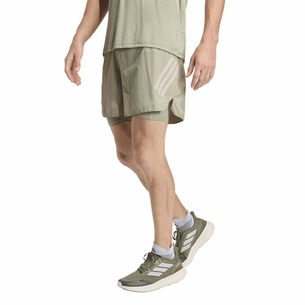 adidas 365 2 in 1 Athletic Shorts with Elasticated Waistband