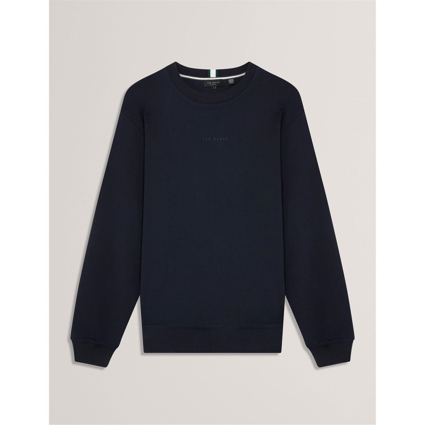 Ted Baker Long Sleeve Crew Neck Jersey Athletic Top