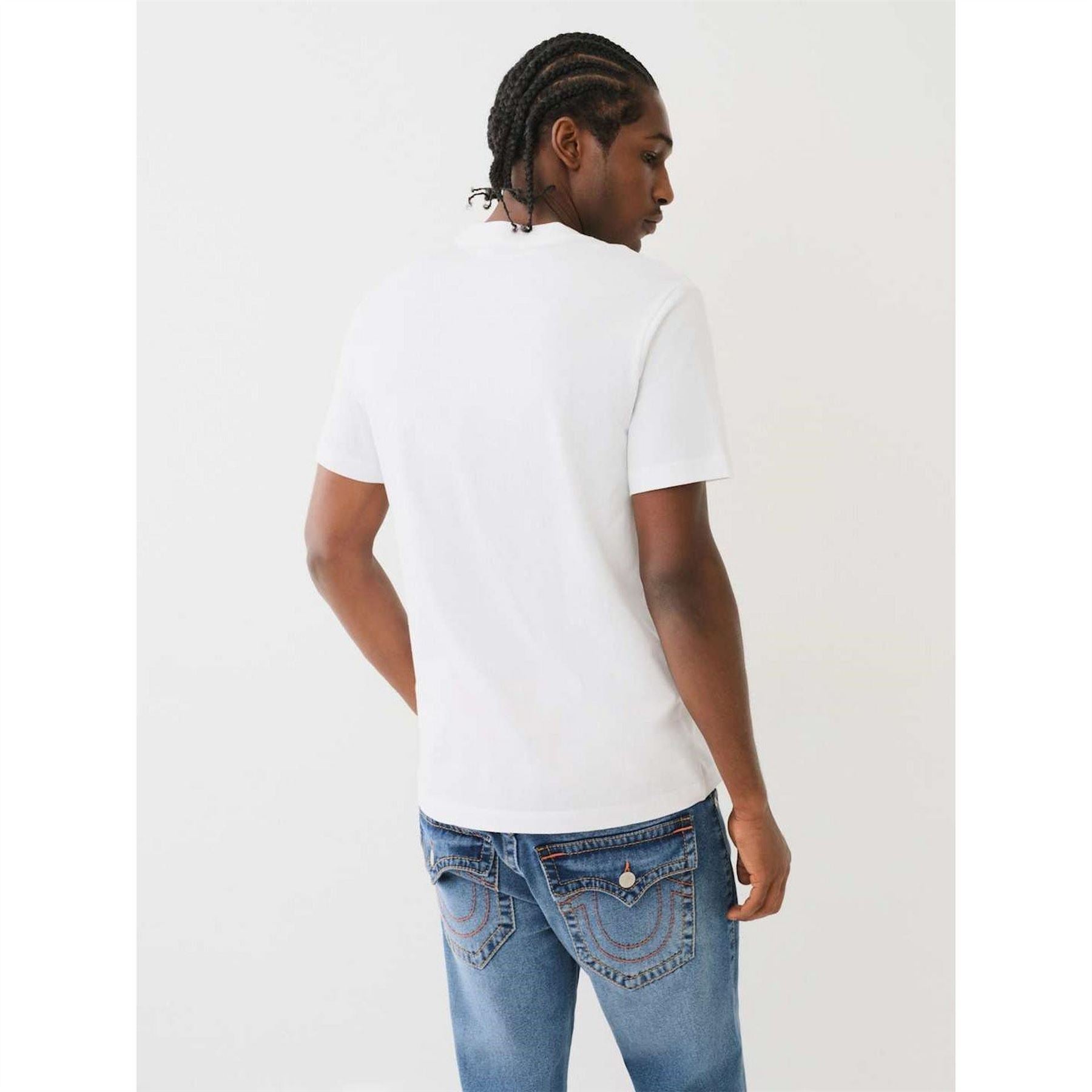 True Religion Regular Fit Crew Neck Short Sleeve T-Shirt