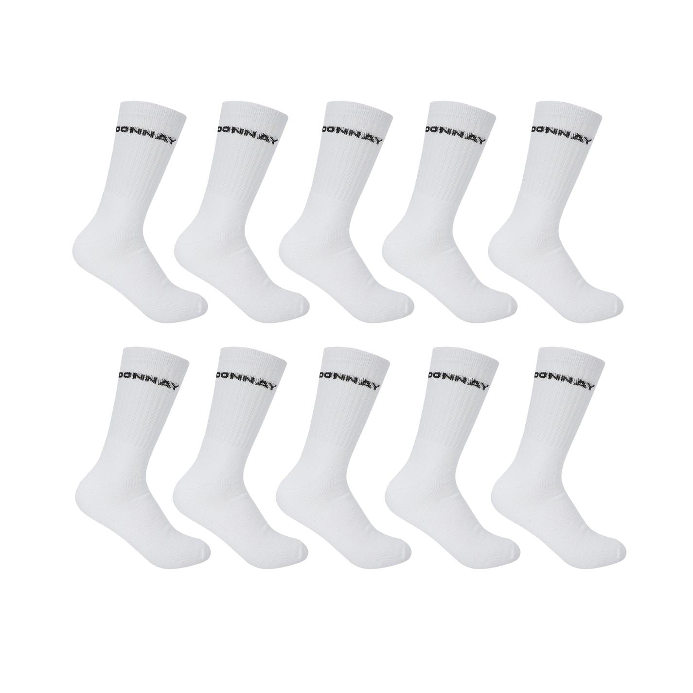 Donnay Mens 10 Pack Quarter Socks