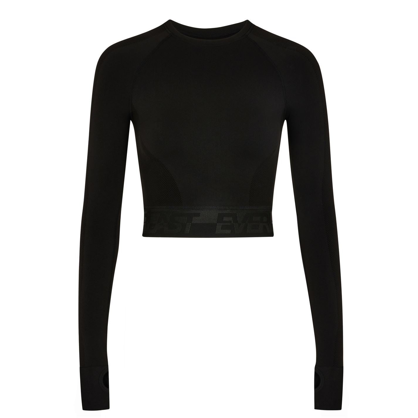 Everlast Womens Seamless Long Sleeve Crop Top