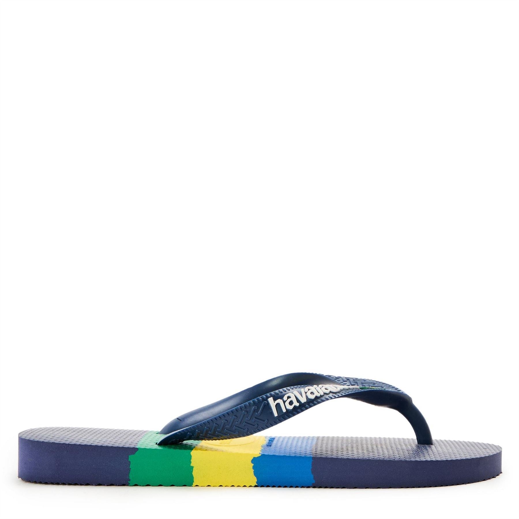 Havaianas Hav. Brasil Tech Ii Navy Blue 33 34 Flip Flops Womens