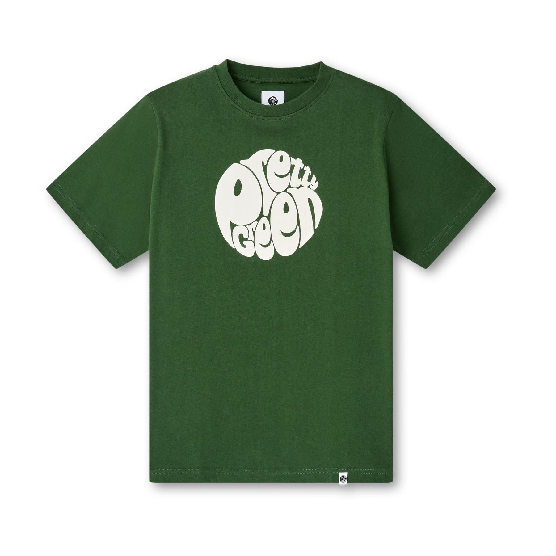 Pretty Green Logo Print Crew Neck Short Sleeve T-Shirt
