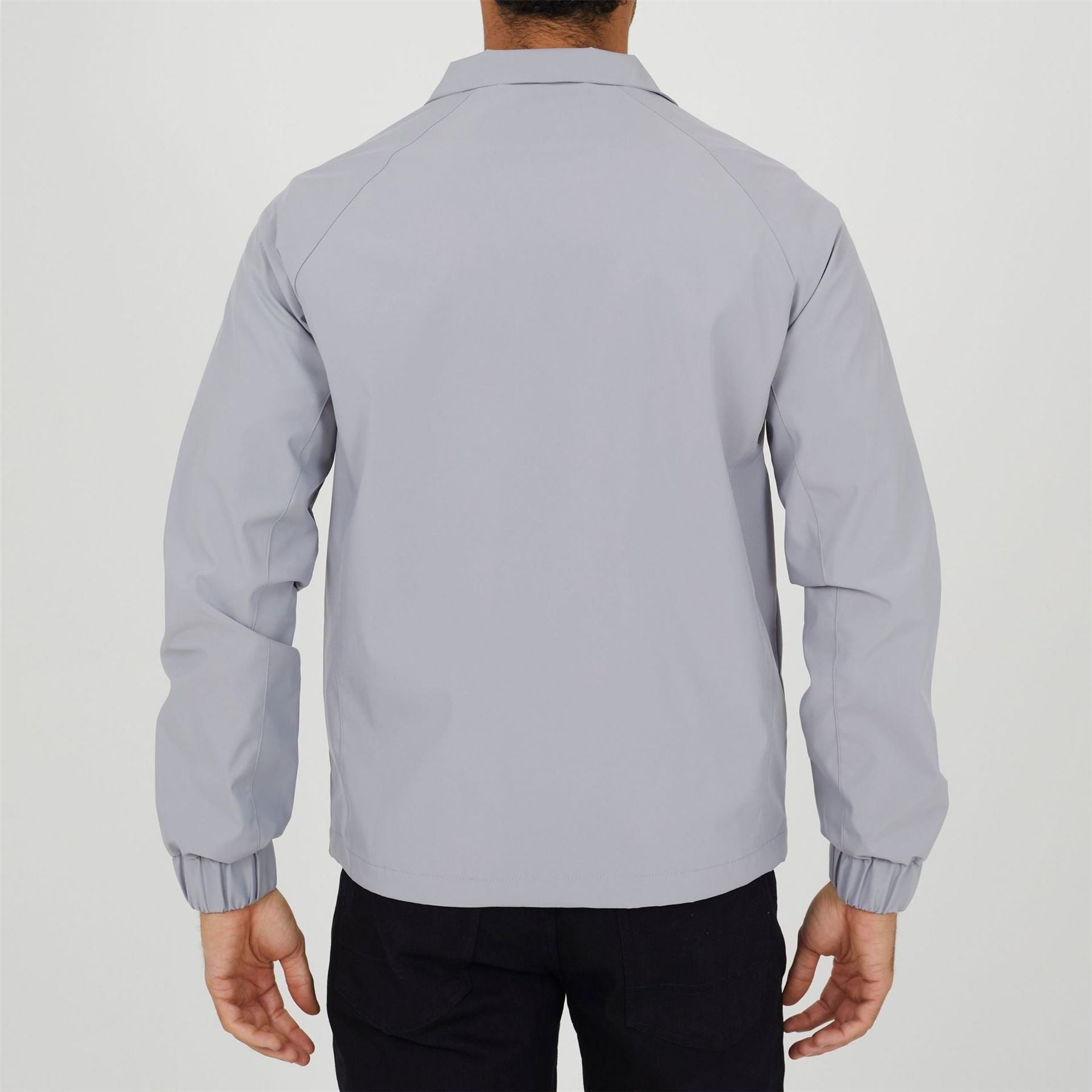 Brave Soul Lightweight Funnel Neck Zip Through Bomber Jacket