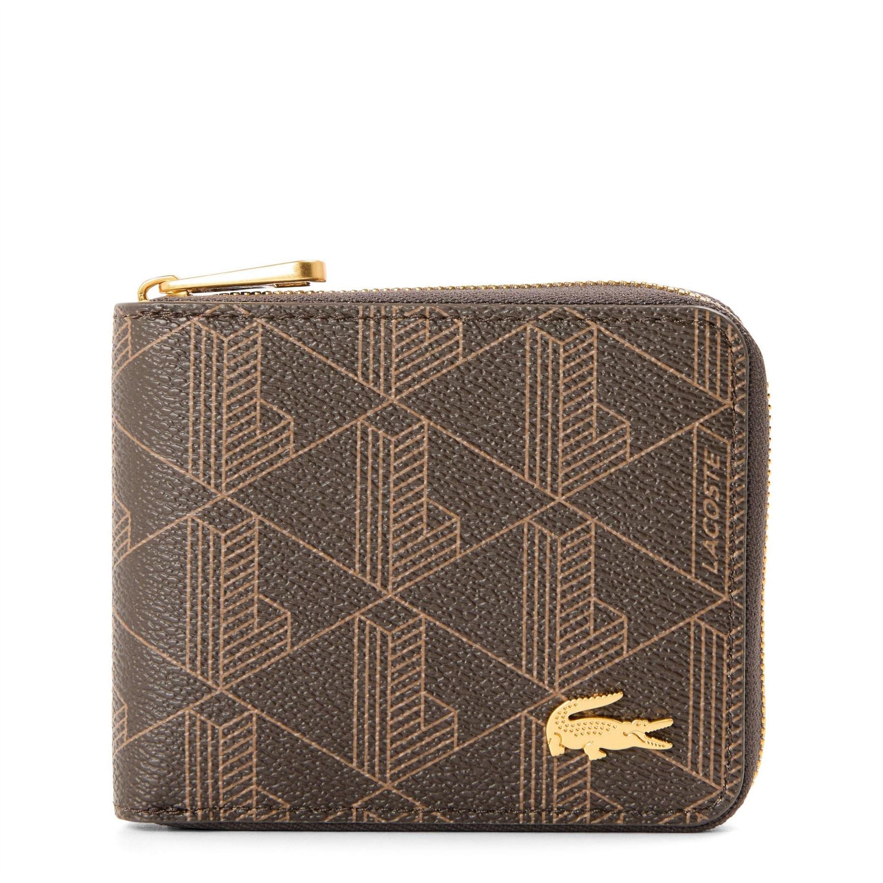 Lacoste Mono Leather Billfold Wallet