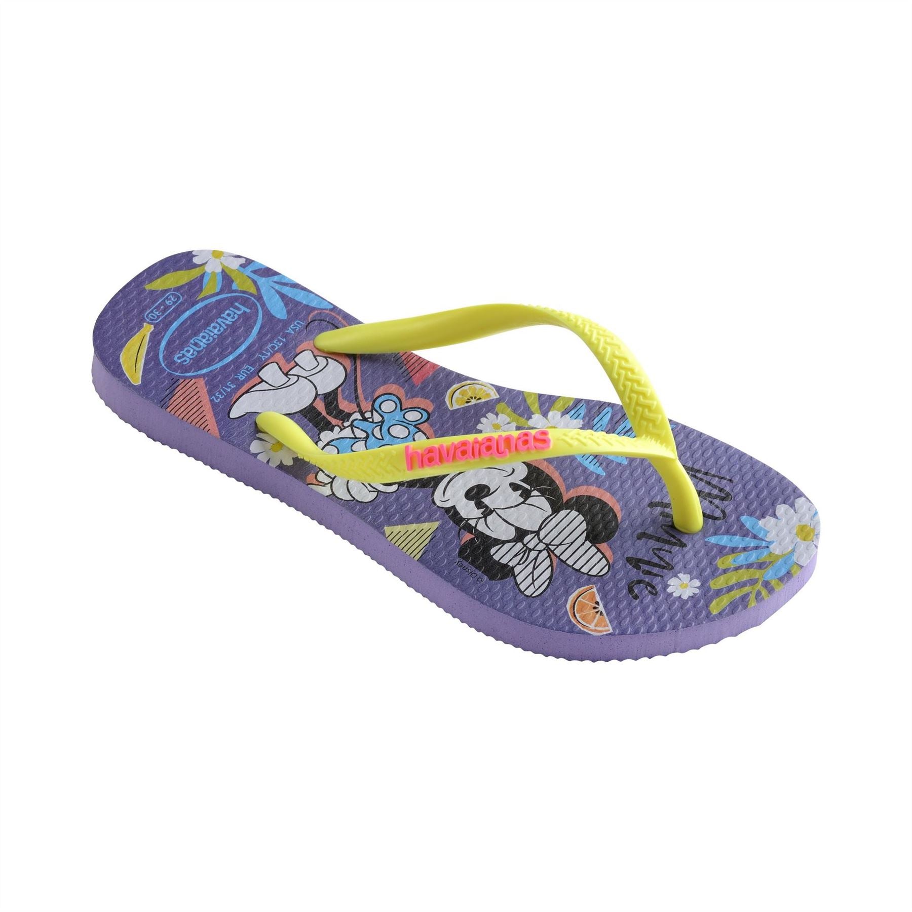 Havaianas Kids Disney Cool Purple Paisley Flip Flops