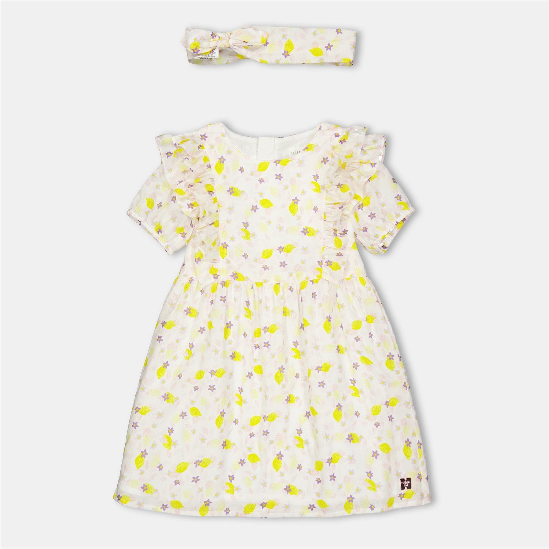 Carrement Beau Short Sleeve A-Line Dress and headband Set