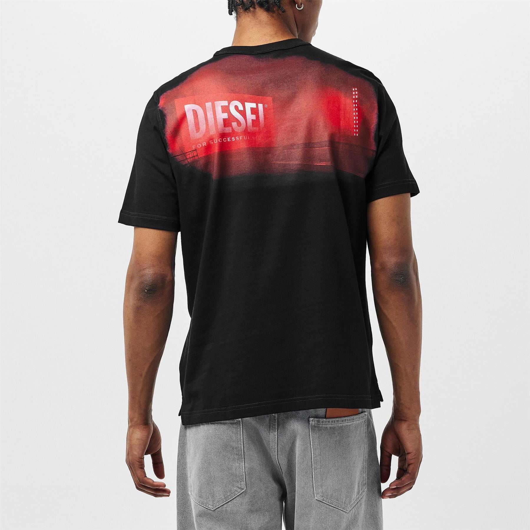 Diesel Regular Fit Crew Neck Short Sleeve T-Shirt