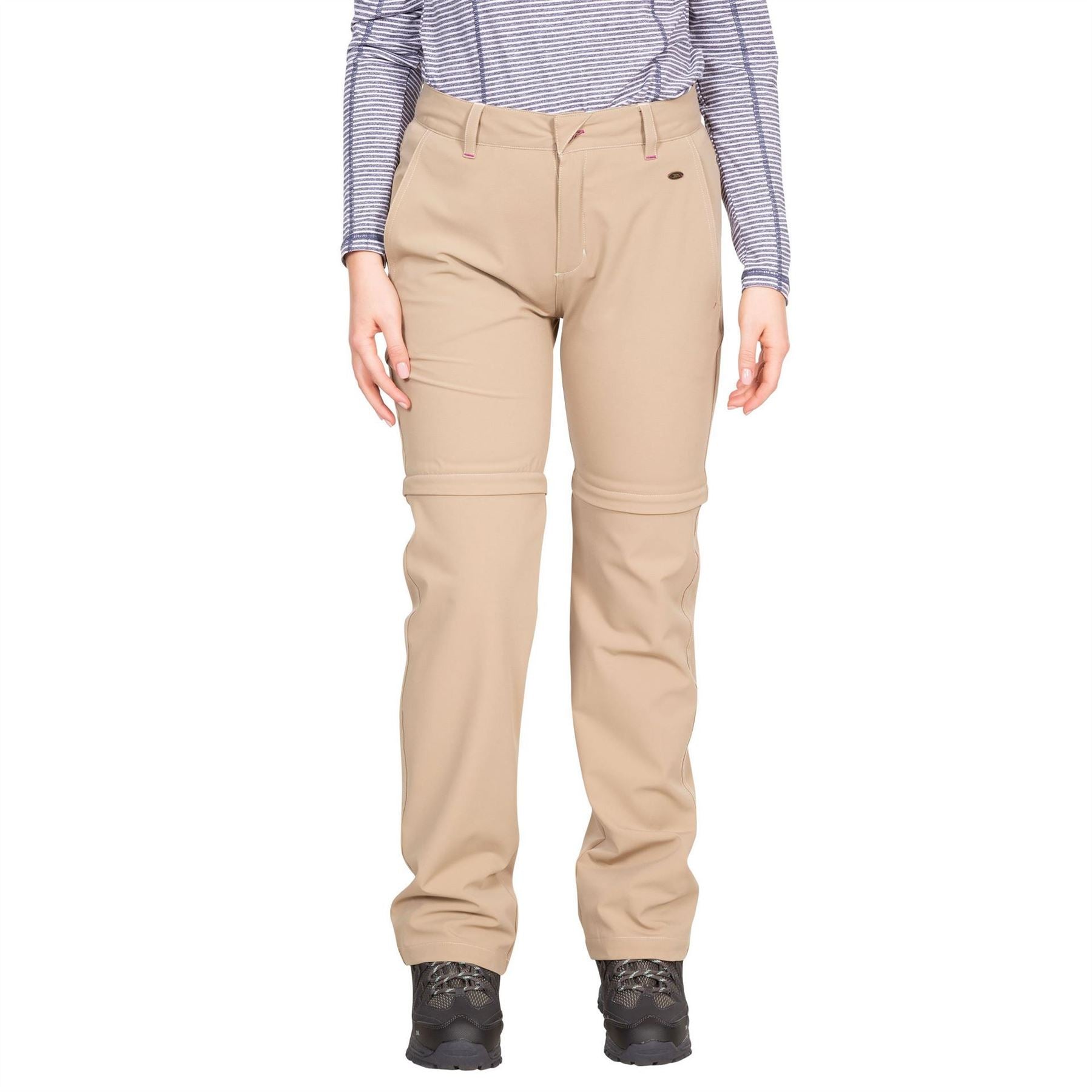 Trespass Eadie C Solid Patterned Straight Trousers