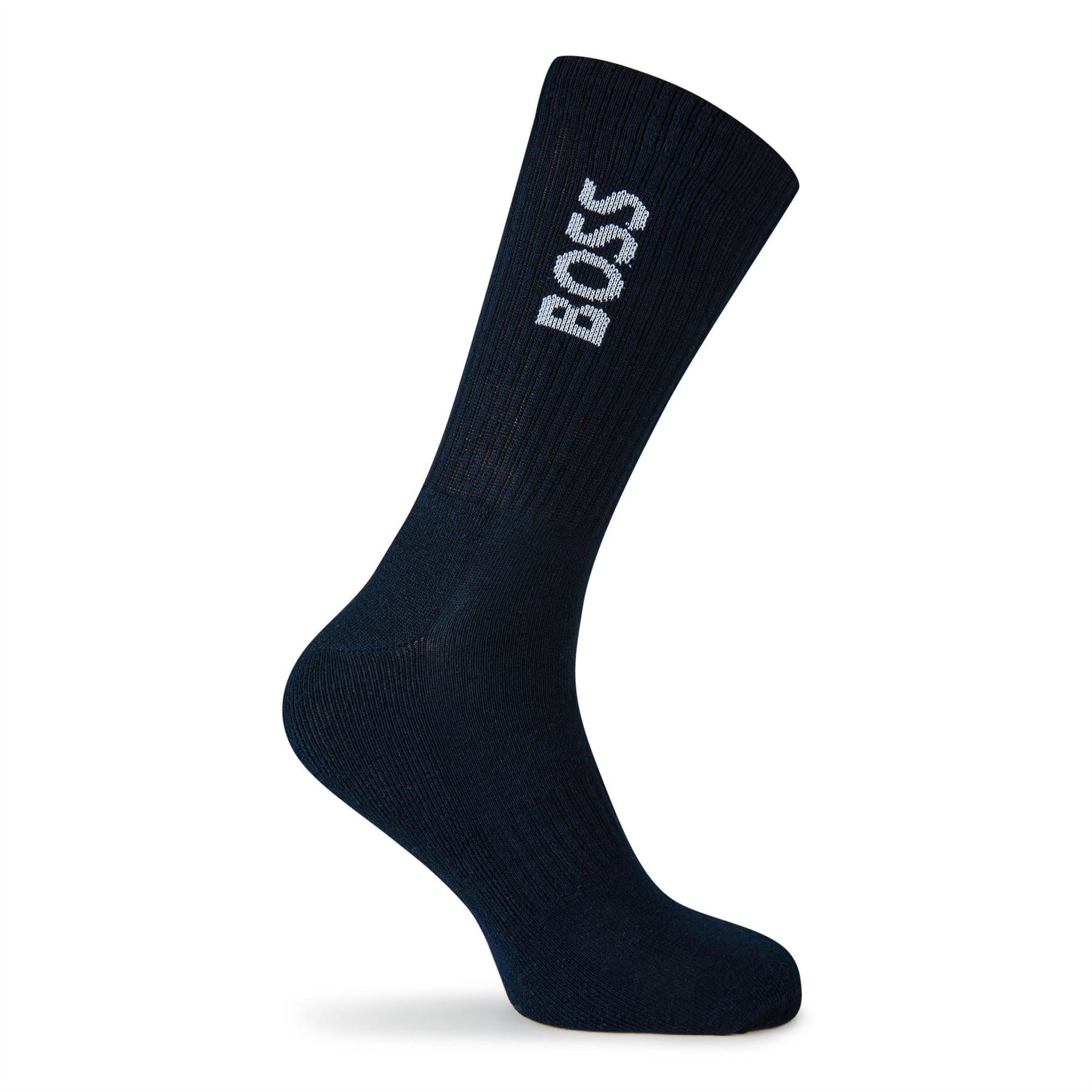 Boss BOSS Bodywear 3 Pack Socks with Logo Detail (Crew)