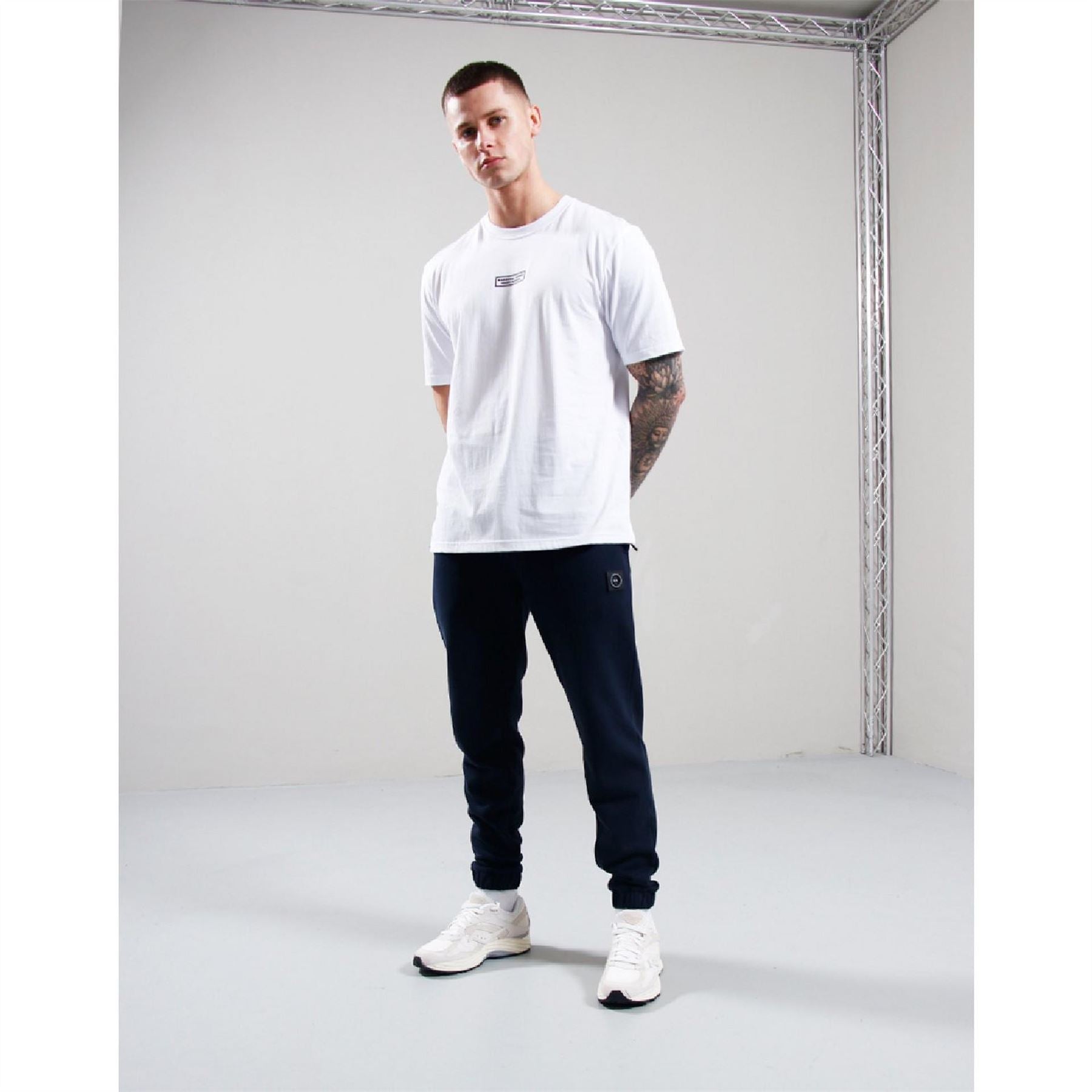 Marshall Artist Crew Neck Ribbed Collar Short Sleeve Jersey T-Shirt