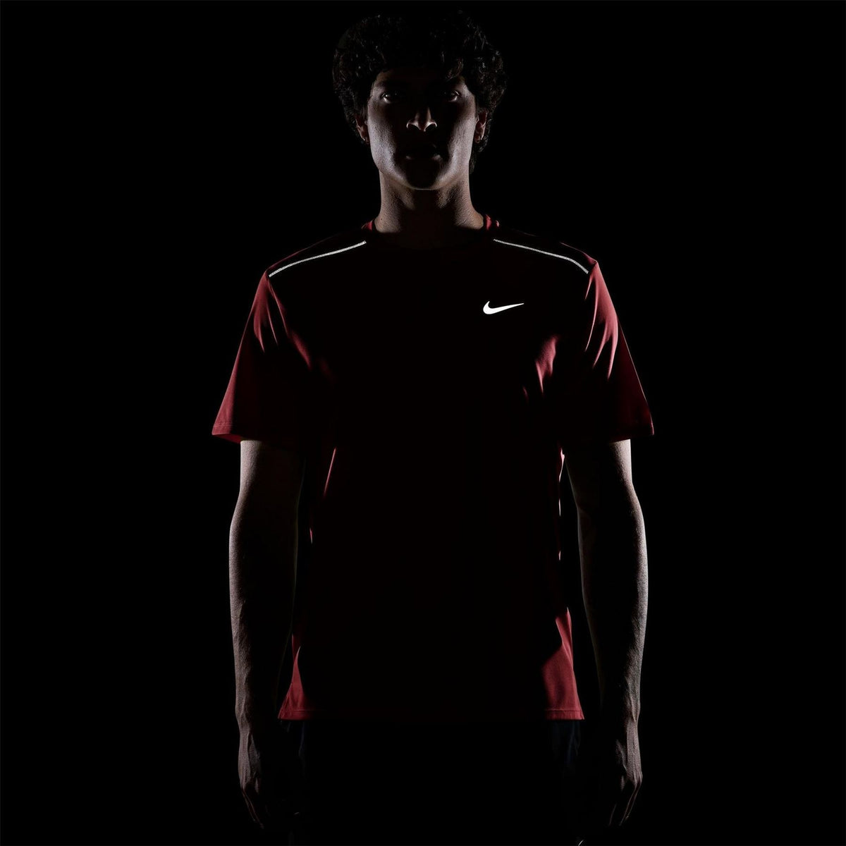 Nike Mens Drifit Miler Running Top
