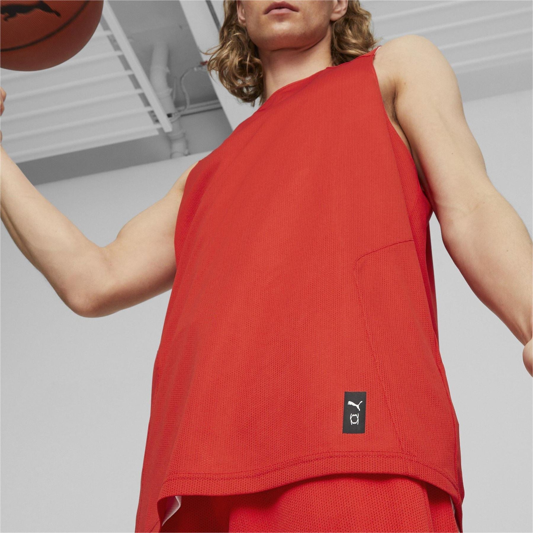 Puma Hoops Team Reverse Practice Performance Basketball Jersey
