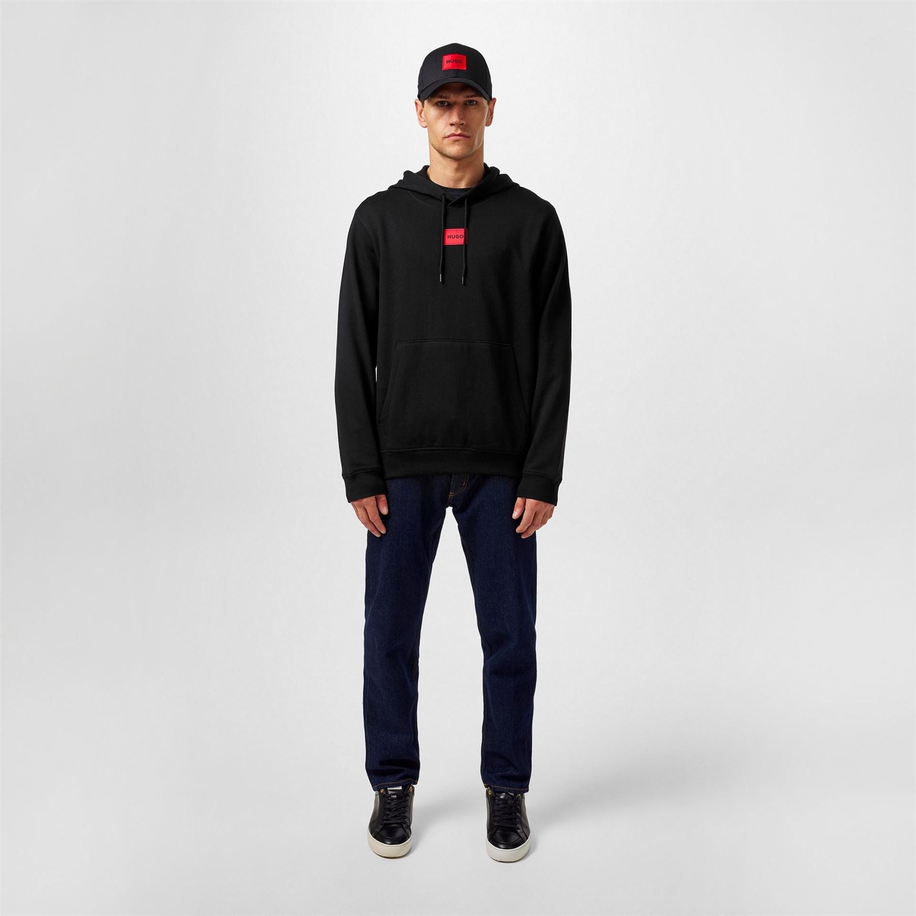 Hugo HUGO Daratschi Drawstring Hoodie   Contemporary Streetwear Design
