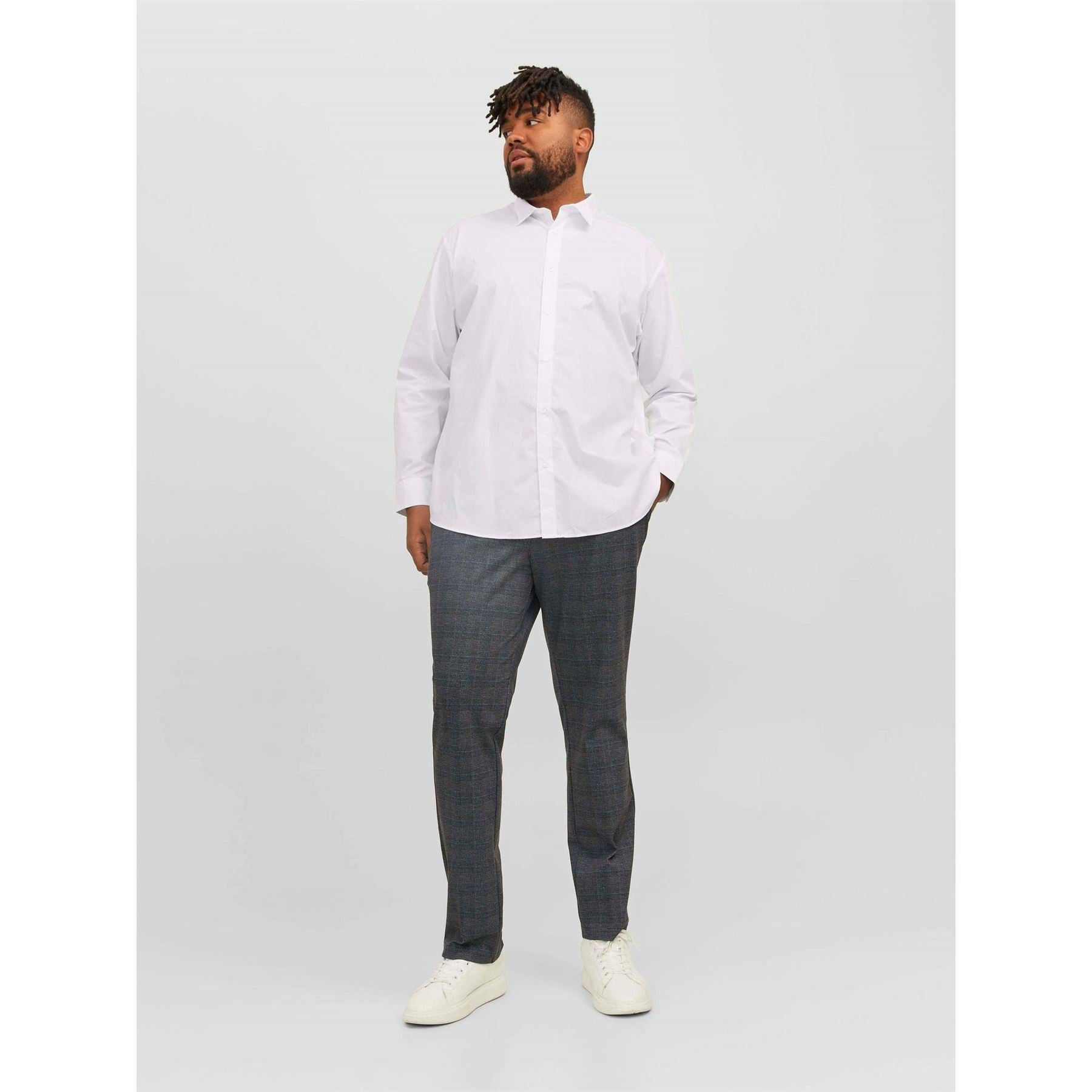 Jack and Jones Joe Plain Short Sleeve Dress Shirt