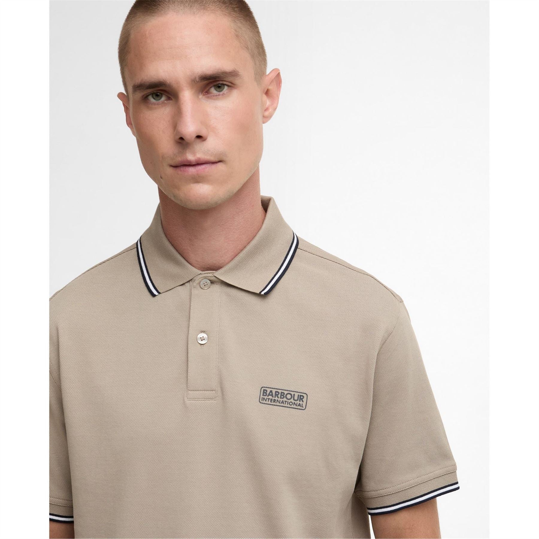 Barbour International Tipped Short Sleeve Polo Shirt