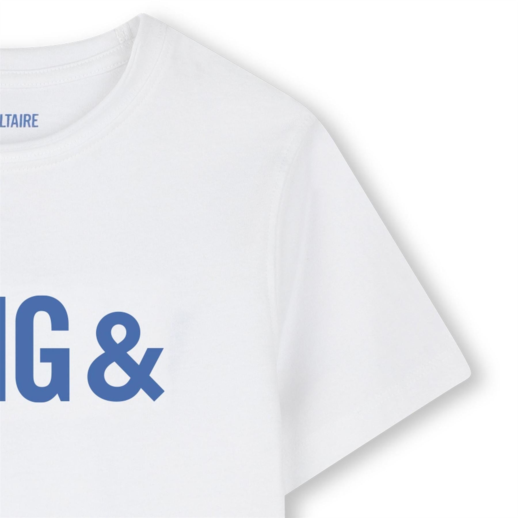 Zadig and Voltaire Lettering Regular Fit Crew Neck T-Shirt