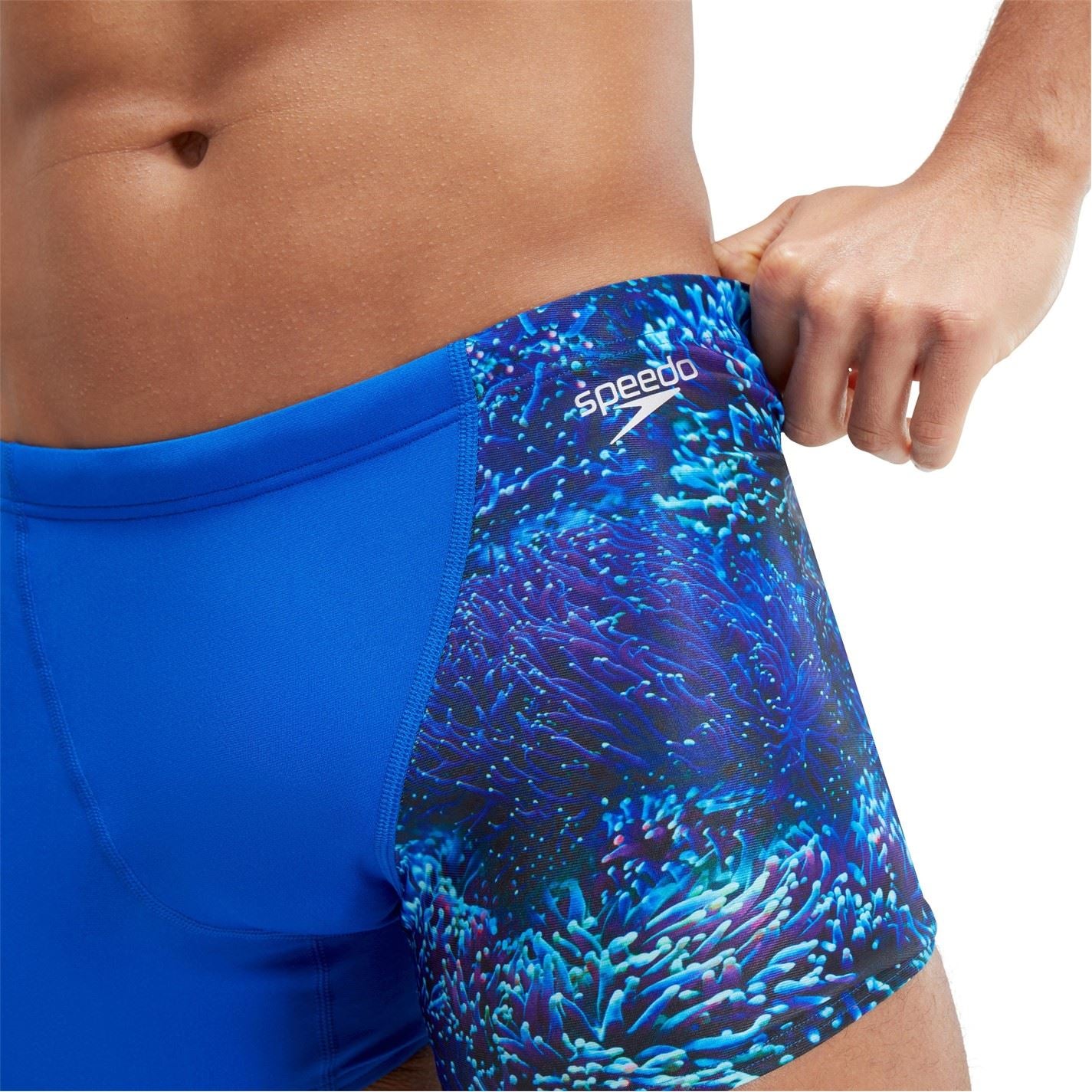 Speedo Mens All Over Print V Cut Aquashorts