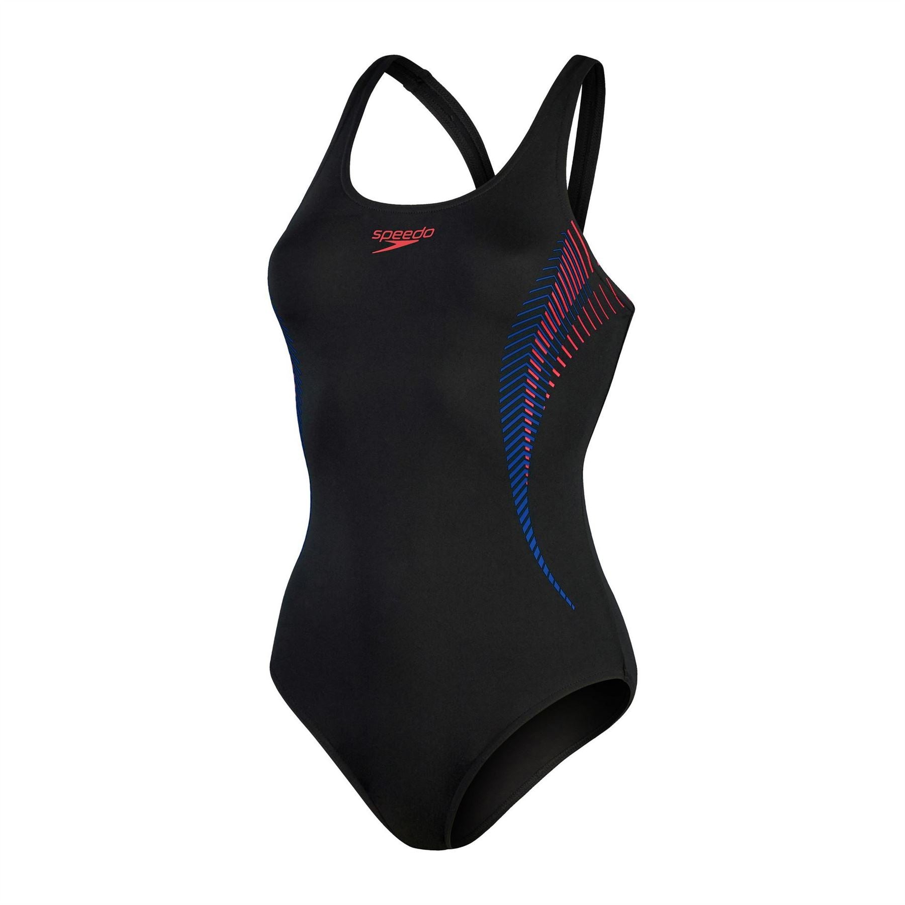 Speedo Placement Muscle Back Abstract Swimsuit