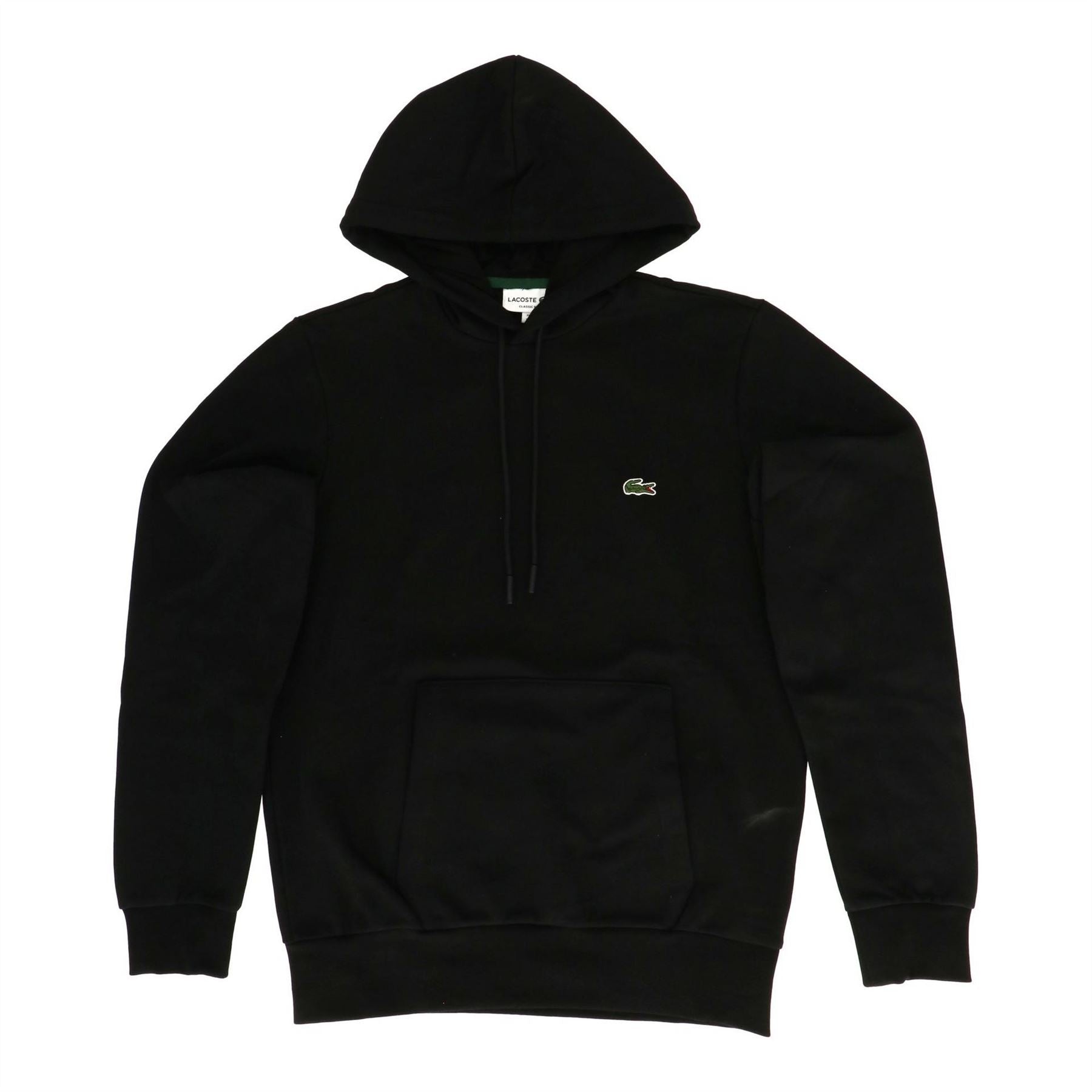 Lacoste Hooded Neck Long Sleeve Sweatshirt with Kangaroo Pocket