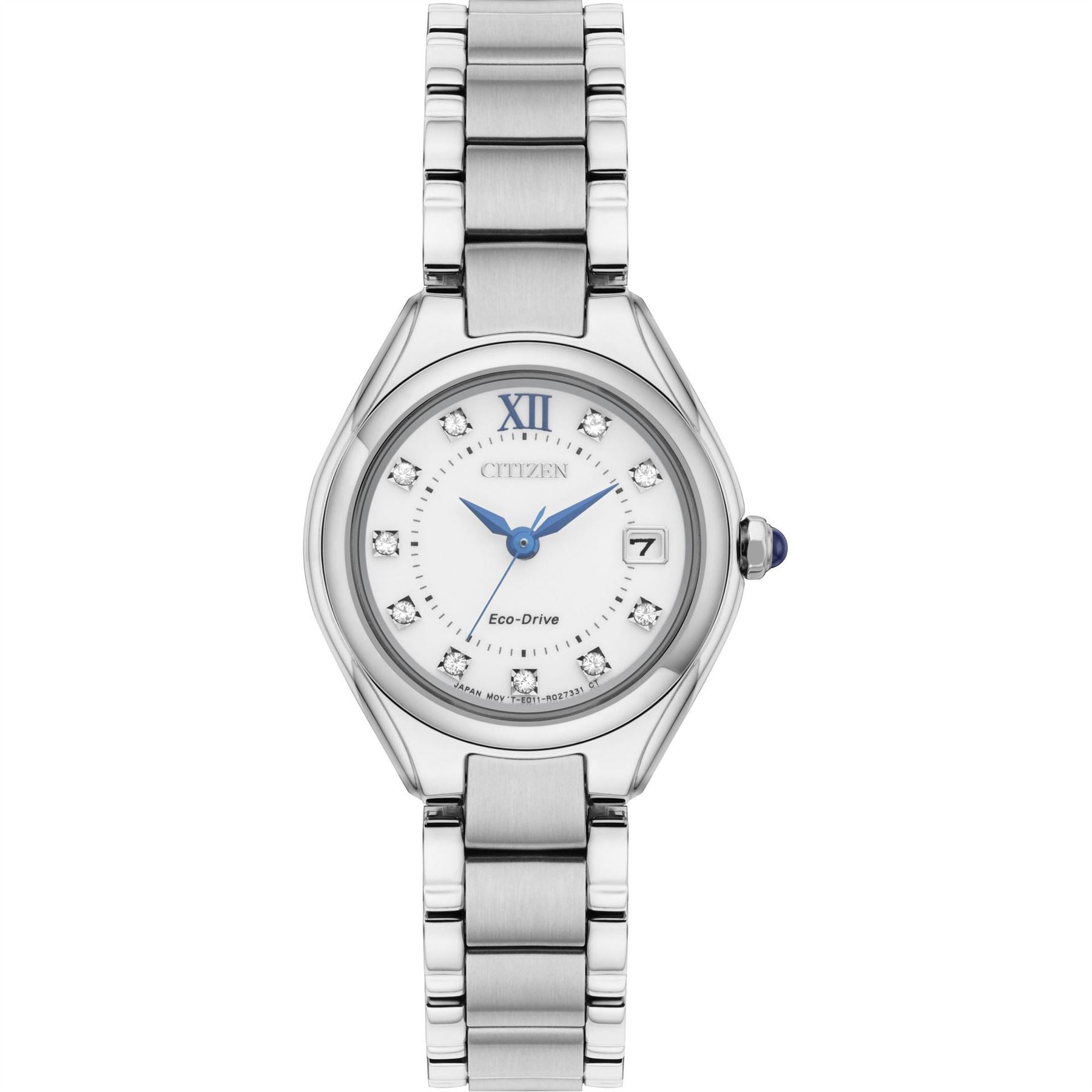 Citizen Crystal Stainless Steel Classic Watch