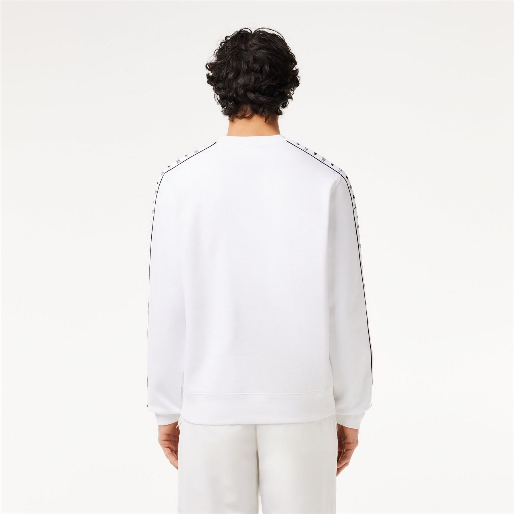 Lacoste Regular Fit Logo Print Crew Neck Sweatshirt