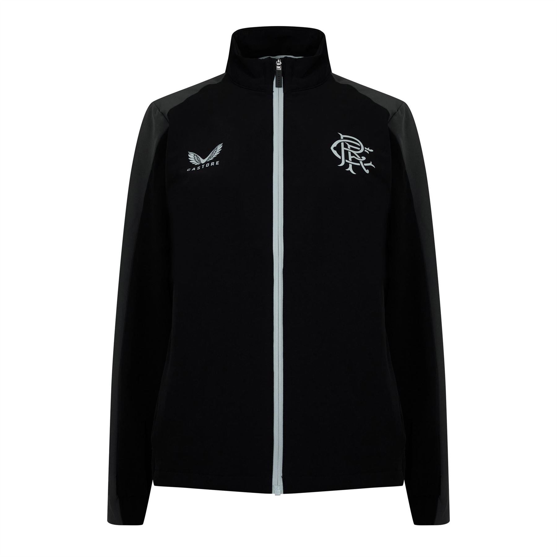 Castore Rangers Travel Long Sleeve Full Zip Licensed Rain Anorak