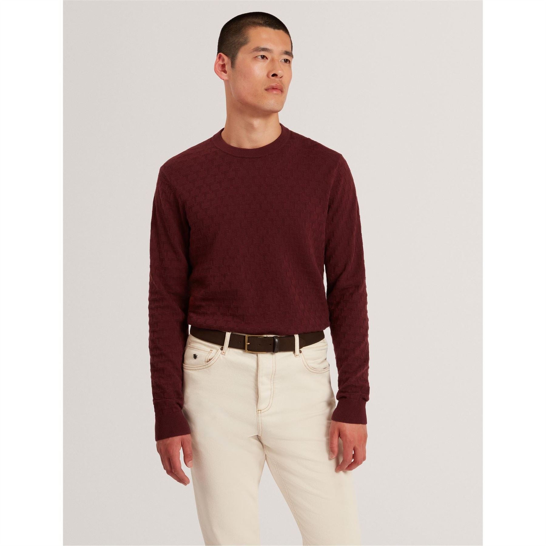 Ted Baker Stitch Crew Neck Knitted Top