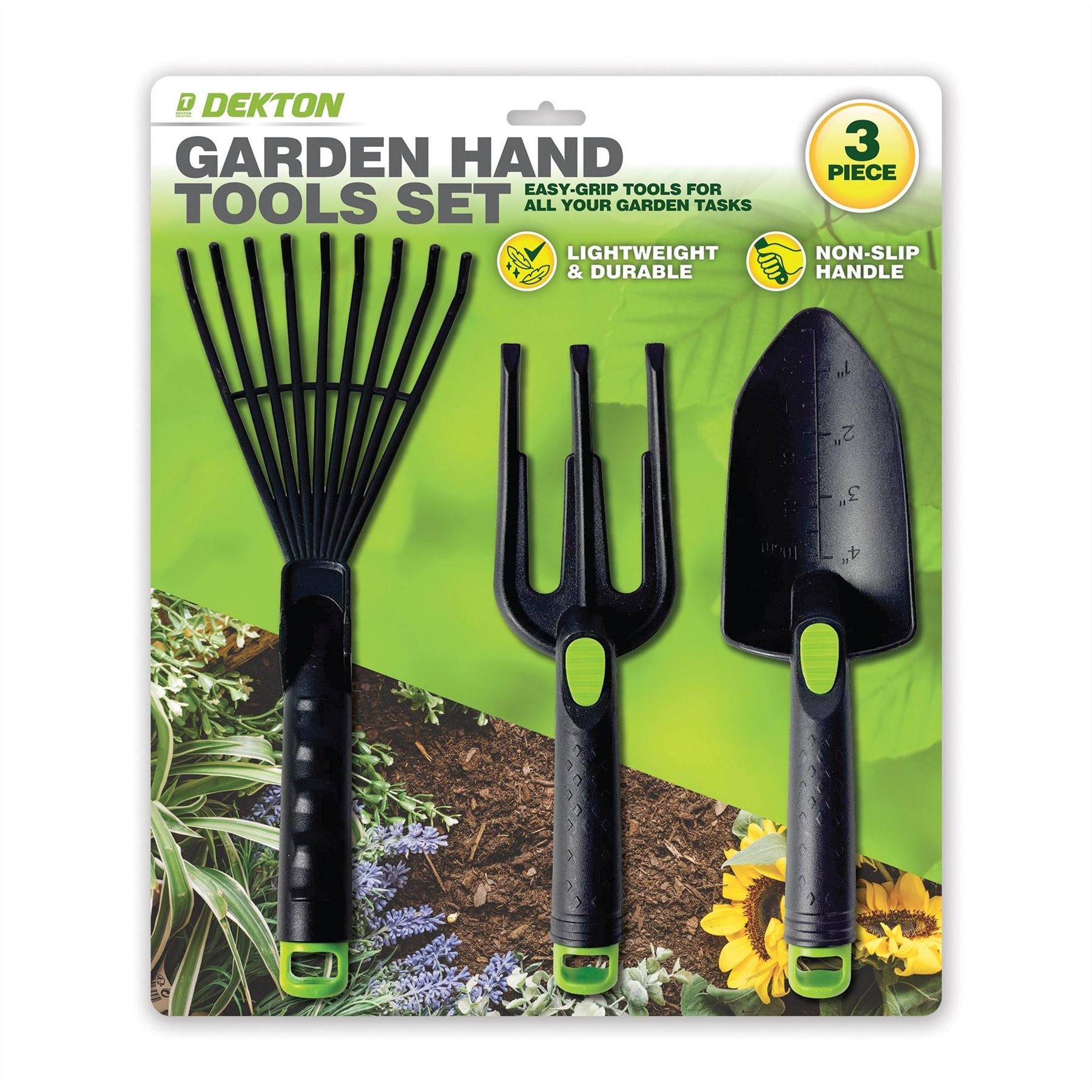 Dekton Handle 3 Piece Garden Hand Tools Set