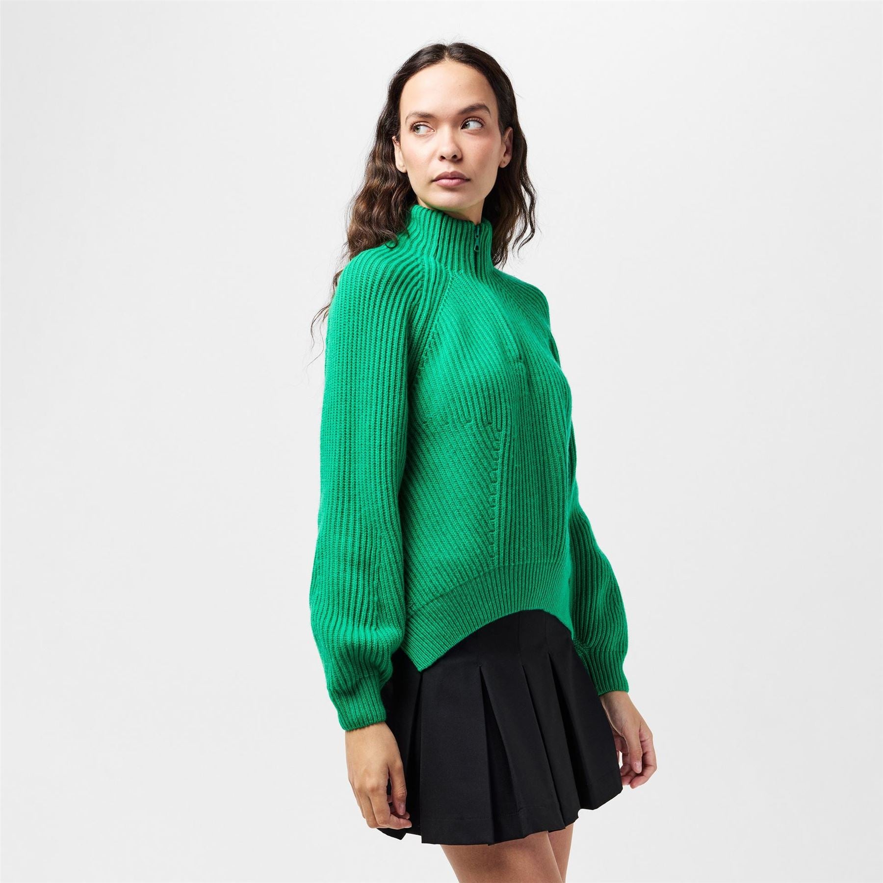 Lacoste Relaxed Fit Raglan Sleeve Sweater
