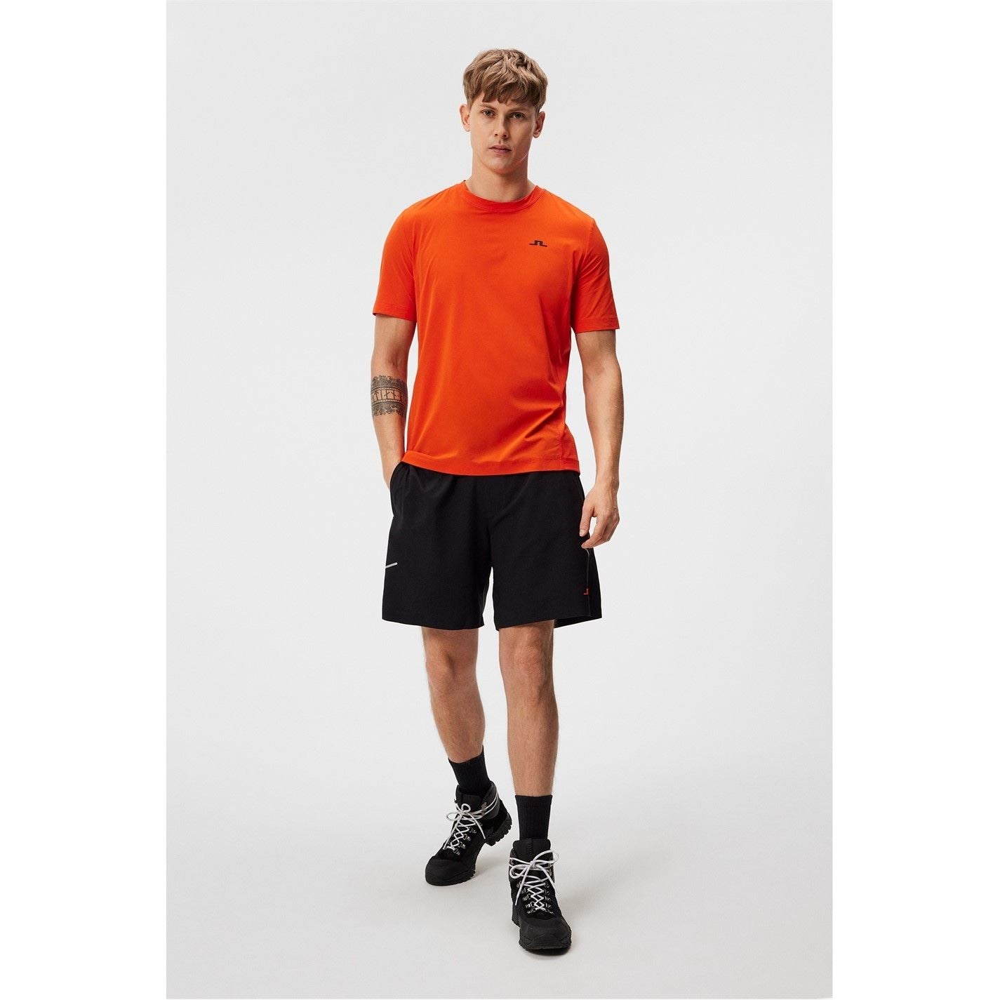 J Lindeberg Golf Junior Lind Tom Pro Regular Fit T-Shirt