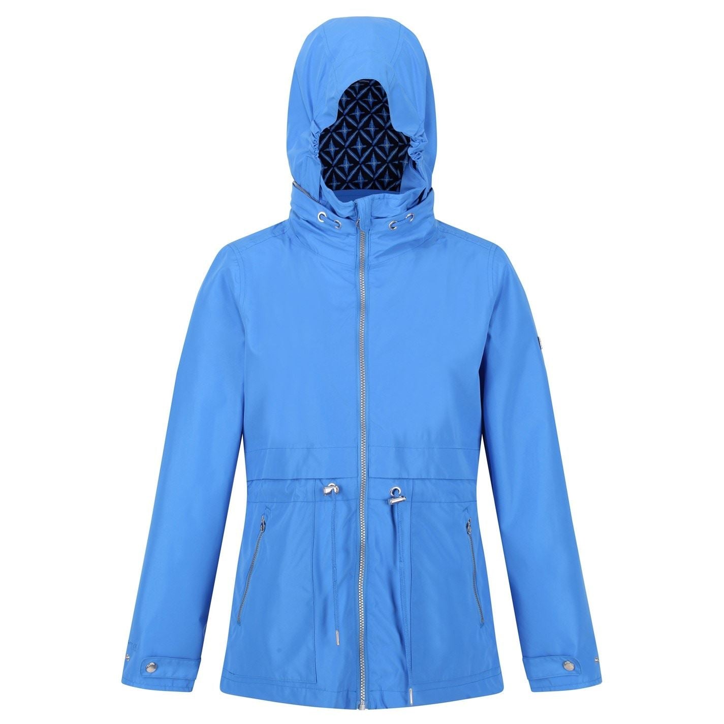 Regatta Nadira Solid Patterned Drawstring Rain Jacket
