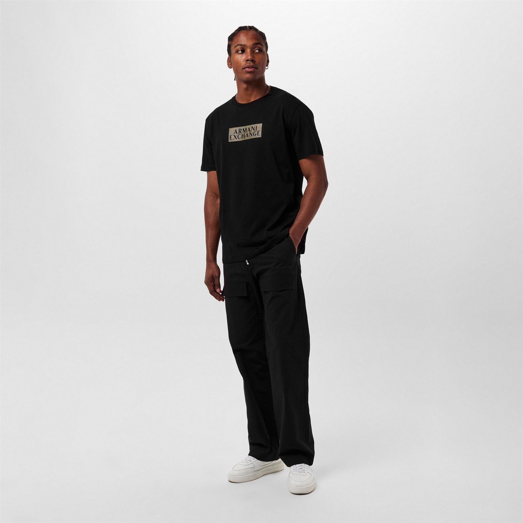 Armani Exchange Exchange Crew Neck Short Sleeve Jersey T-Shirt