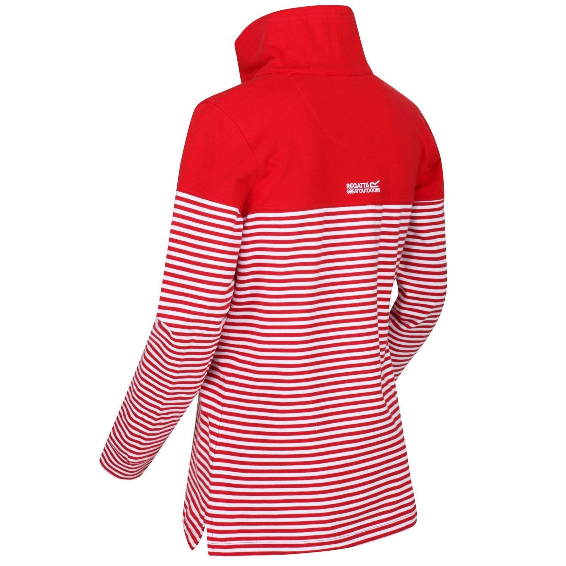 Regatta Camiola Striped Quarter Zip Fleece