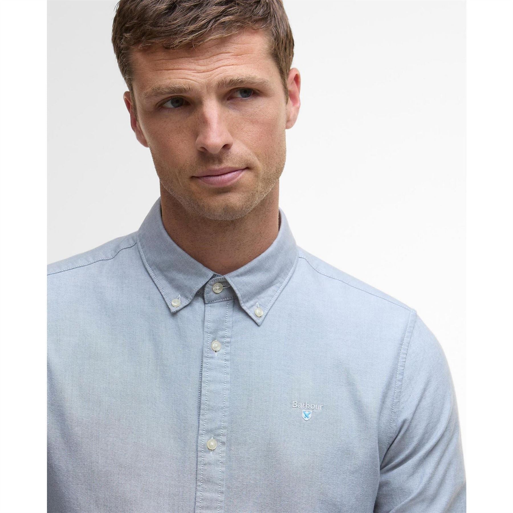 Barbour Oxford Button Down Plain Shirt