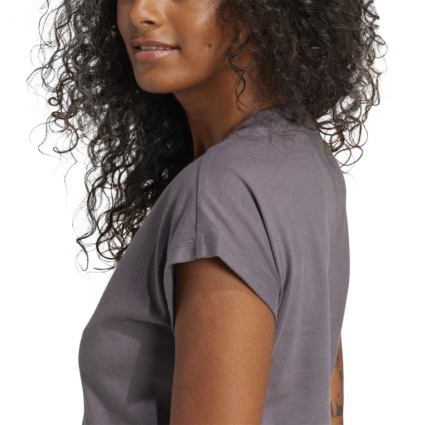 adidas Womens Essentials Linear Cotton T-Shirt