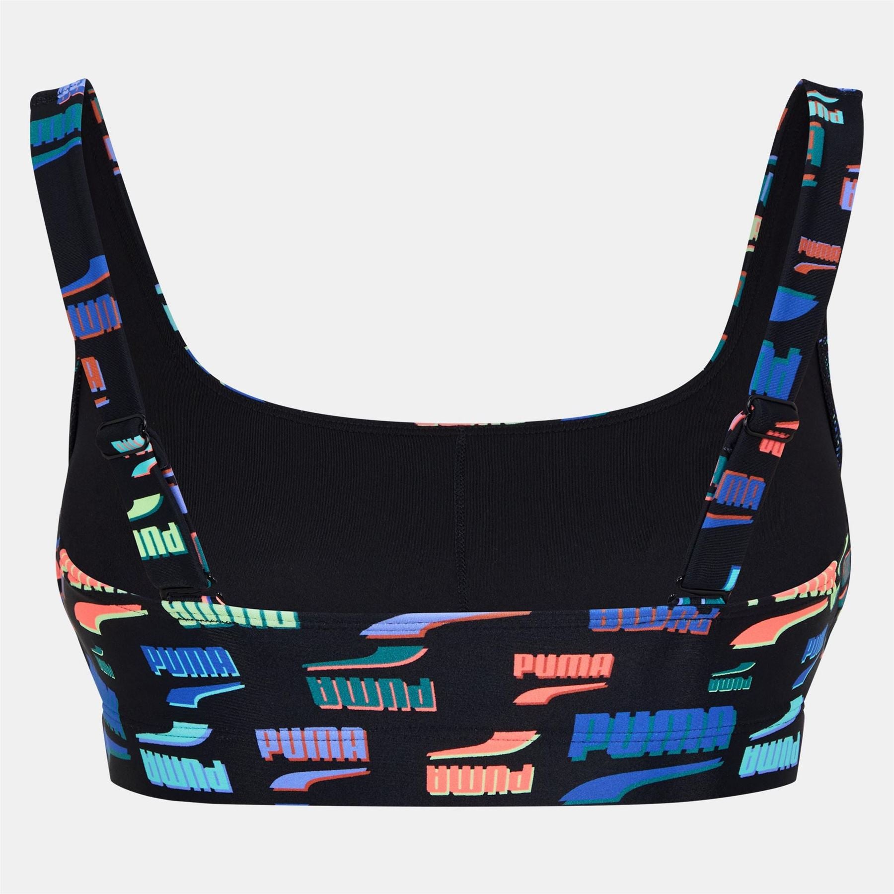 Puma Printed Scoop Neck Swimsuit