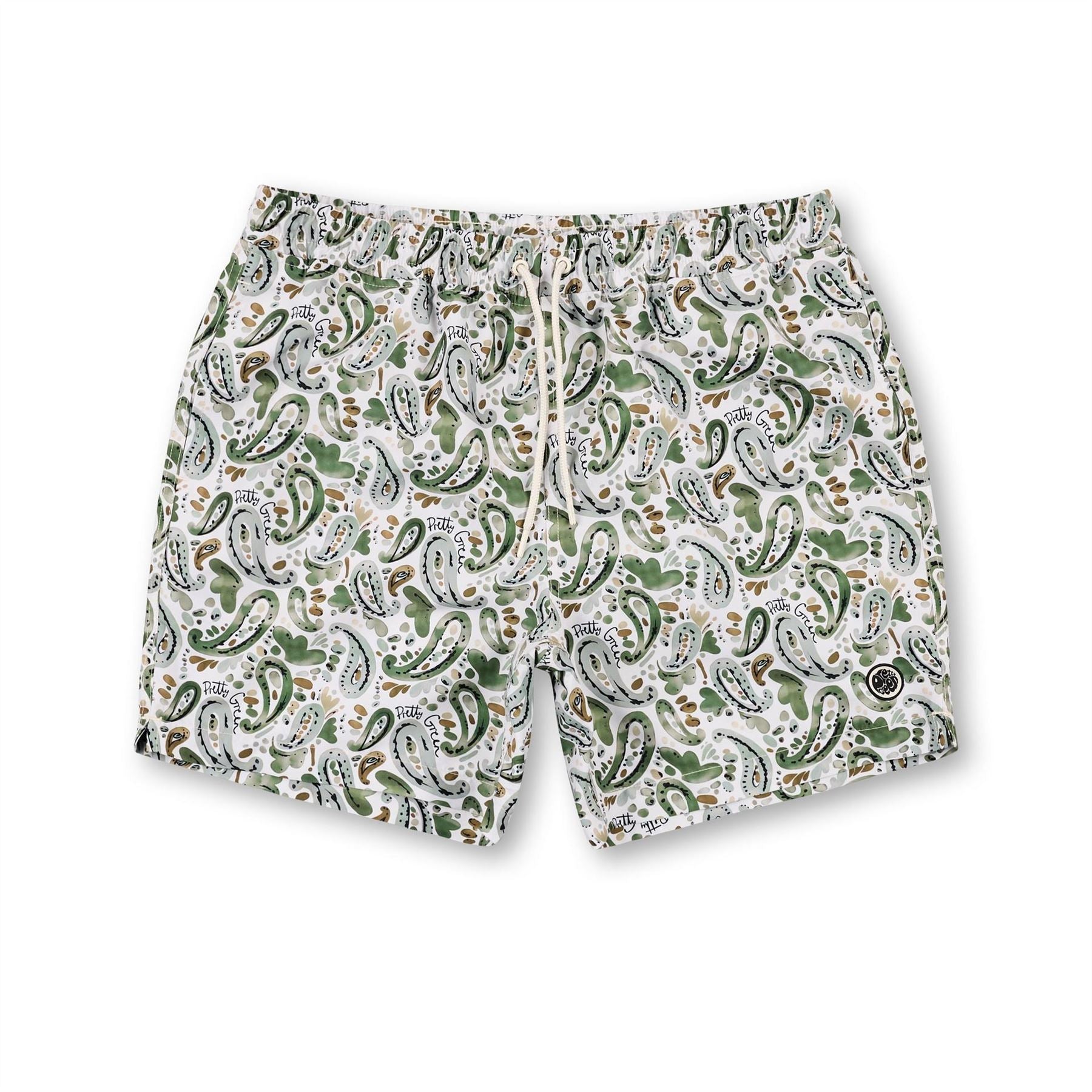 Pretty Green Regular Fit Paisley Swim Shorts