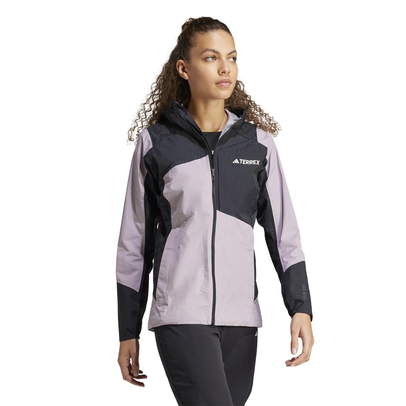 adidas Hybrid Waterproof Adjustable Rain Anorak