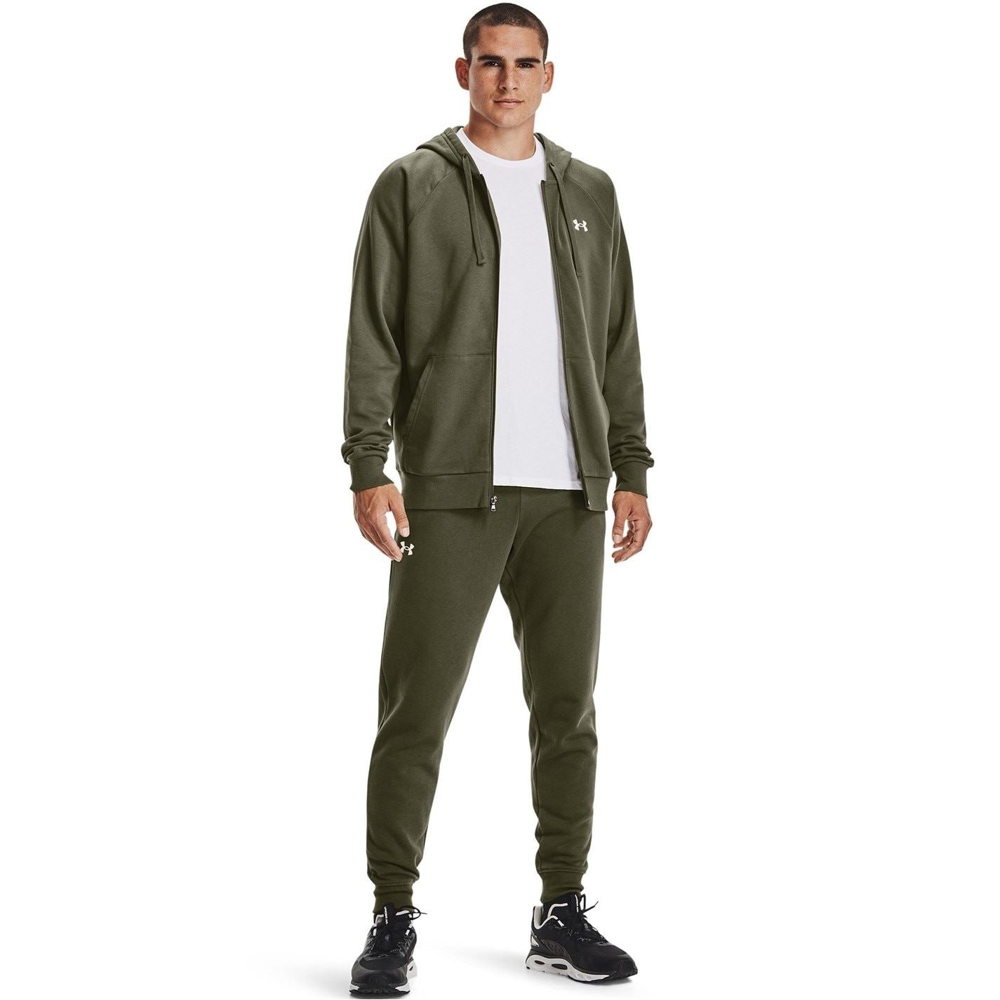 Under Armour Mens Armour Ua Rival Fleece Full Zip Hoodie