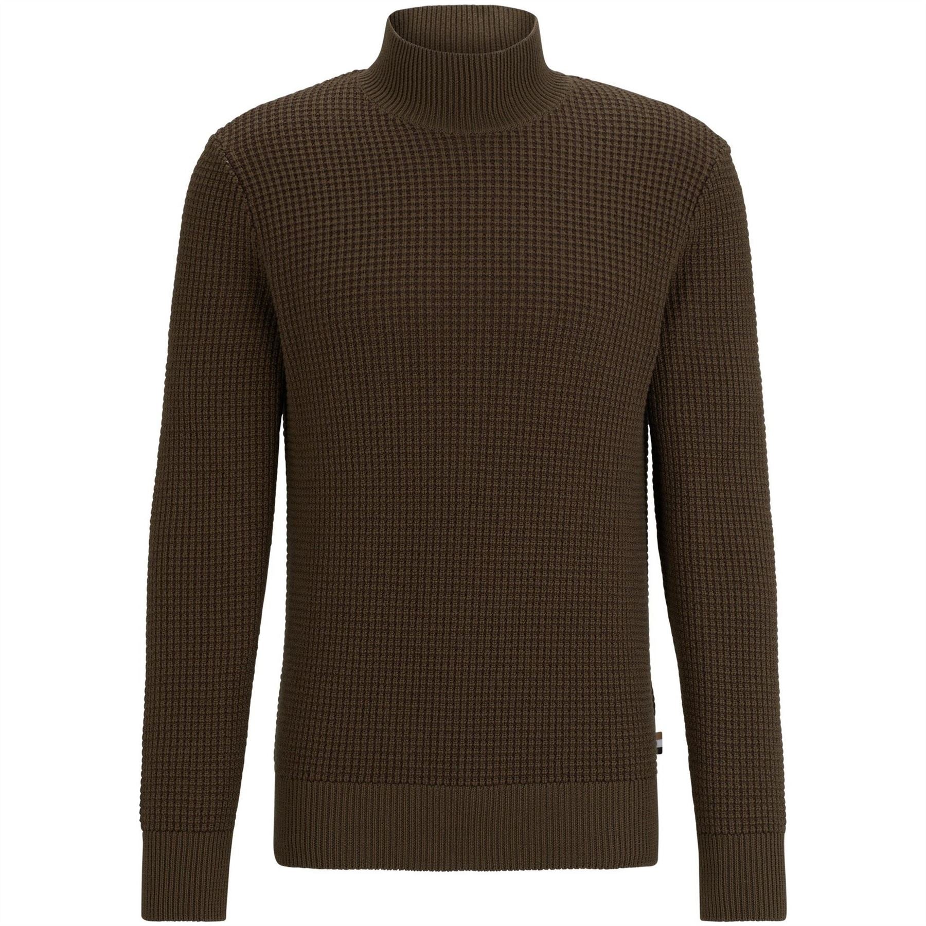 Boss Mock Neck Long Sleeve Regular Fit Sweater